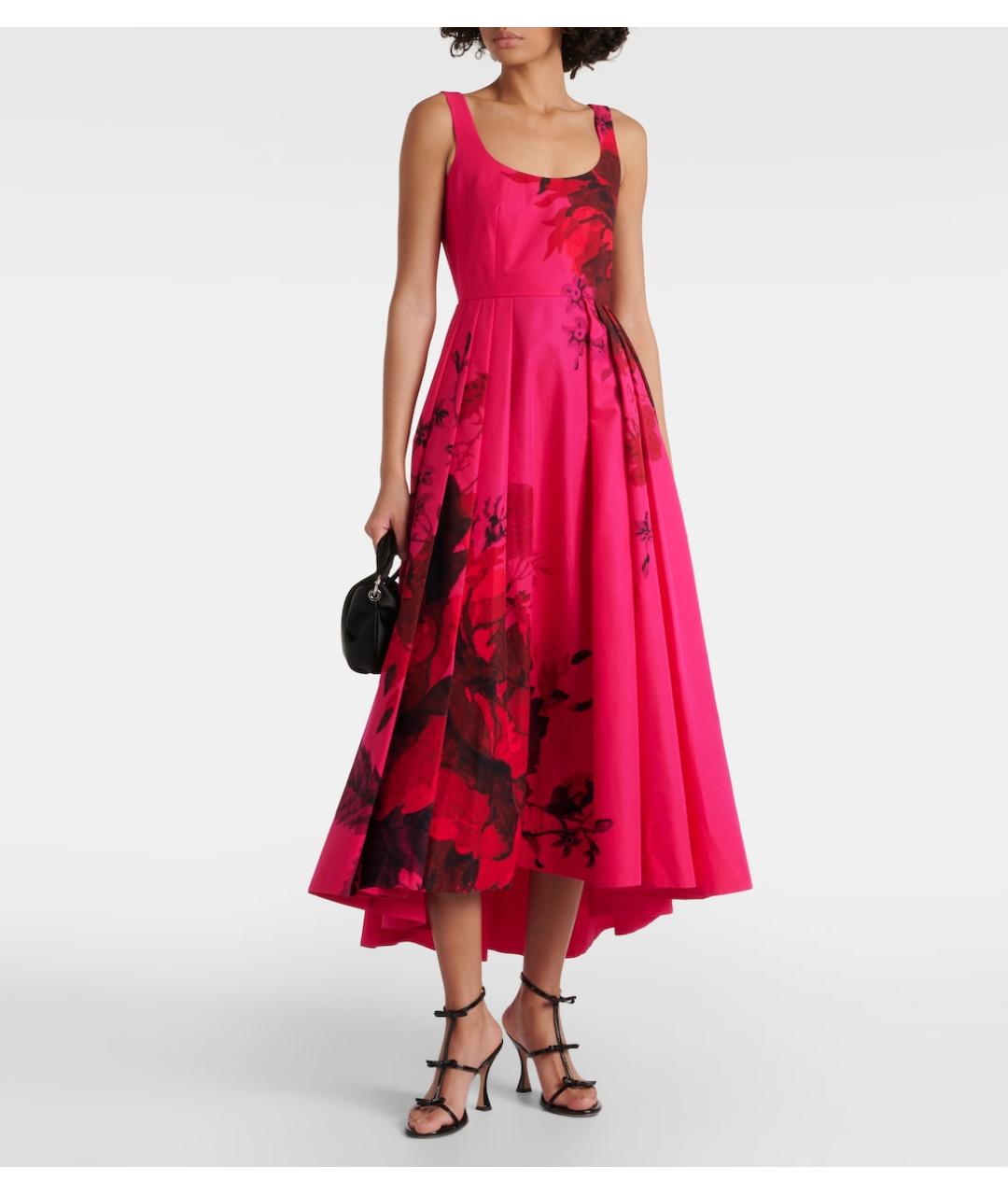 ERDEM Фуксия коктейльное платье, фото 5