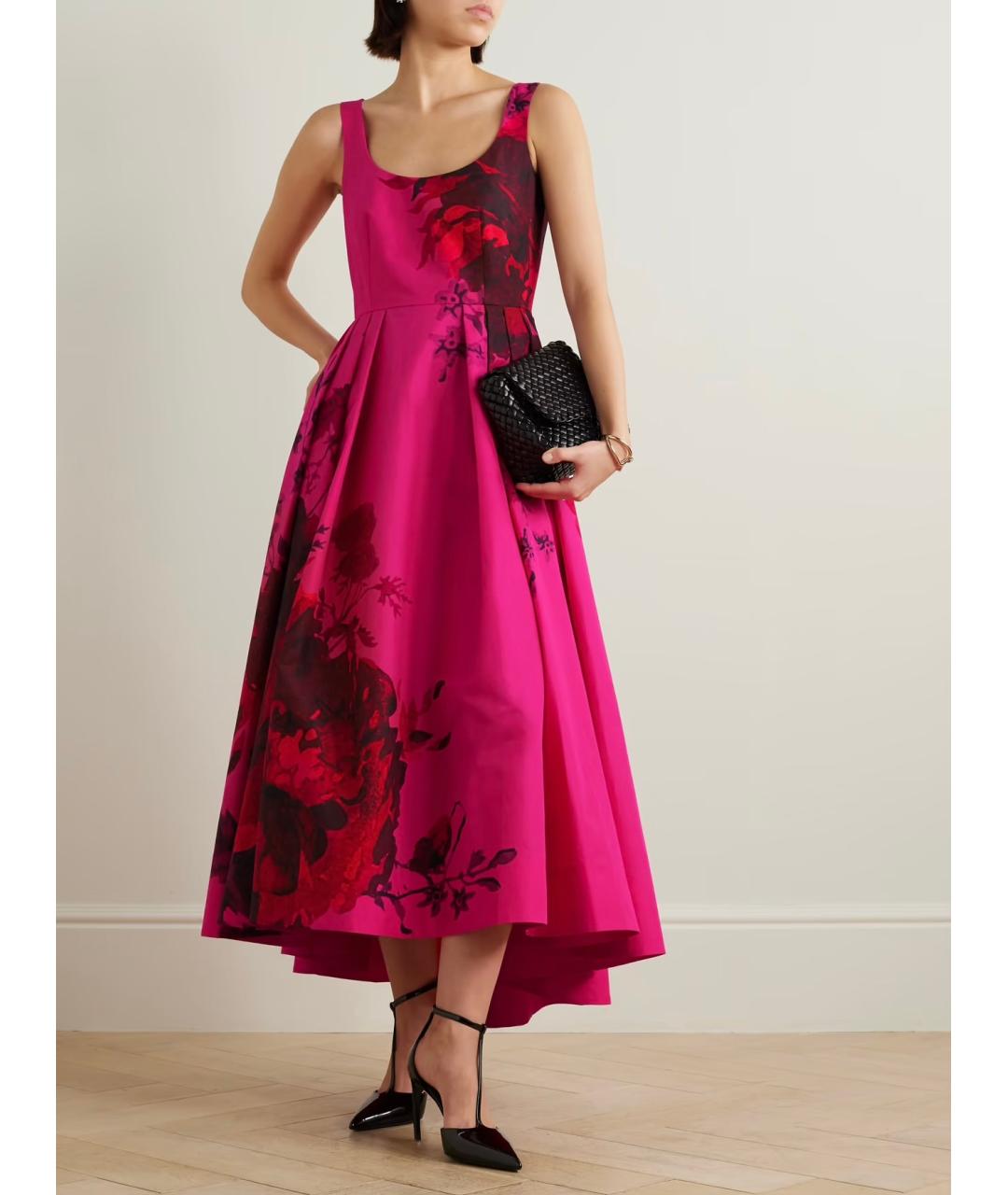 ERDEM Фуксия коктейльное платье, фото 7