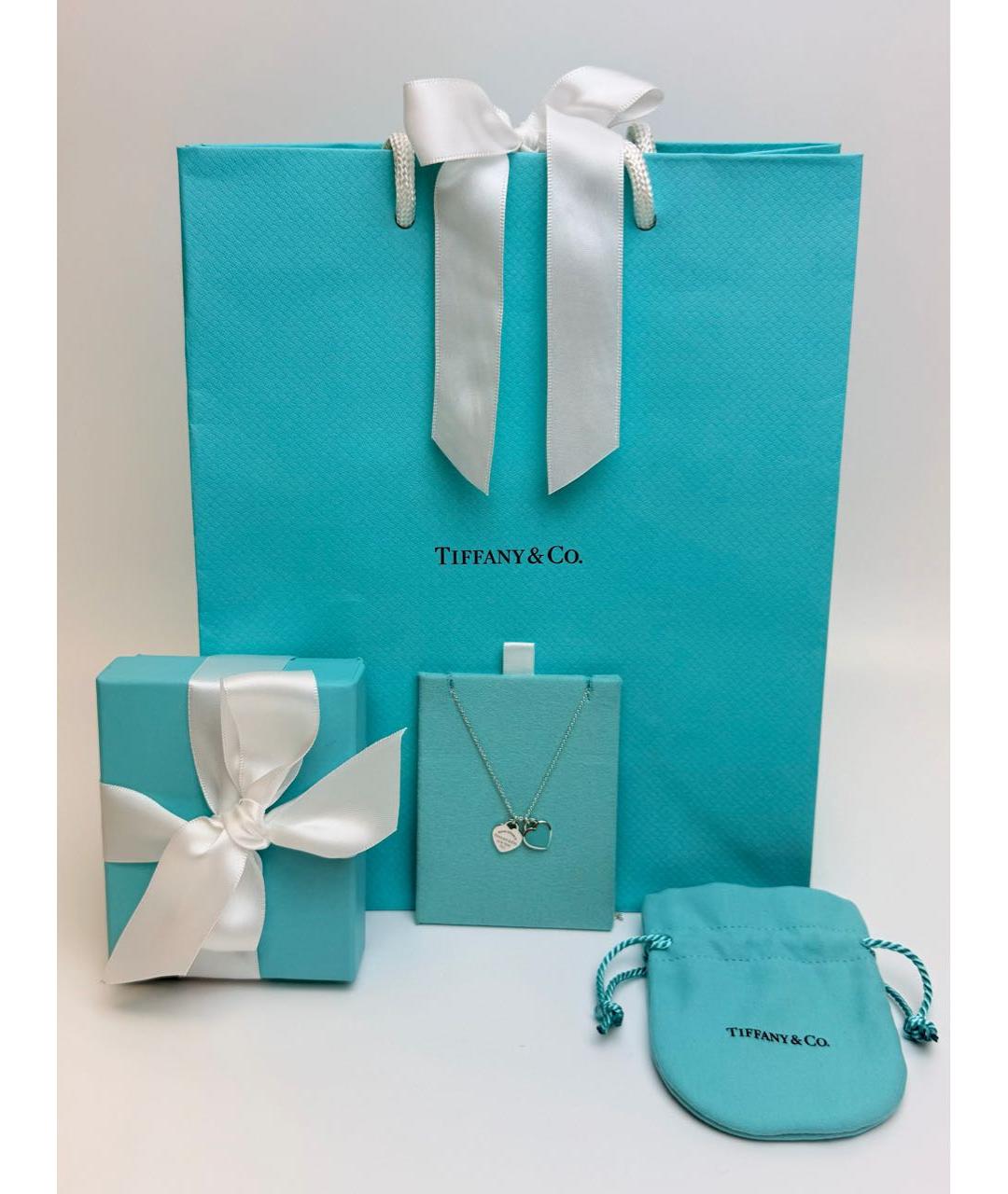 TIFFANY&CO Бирюзовое серебряное колье, фото 2