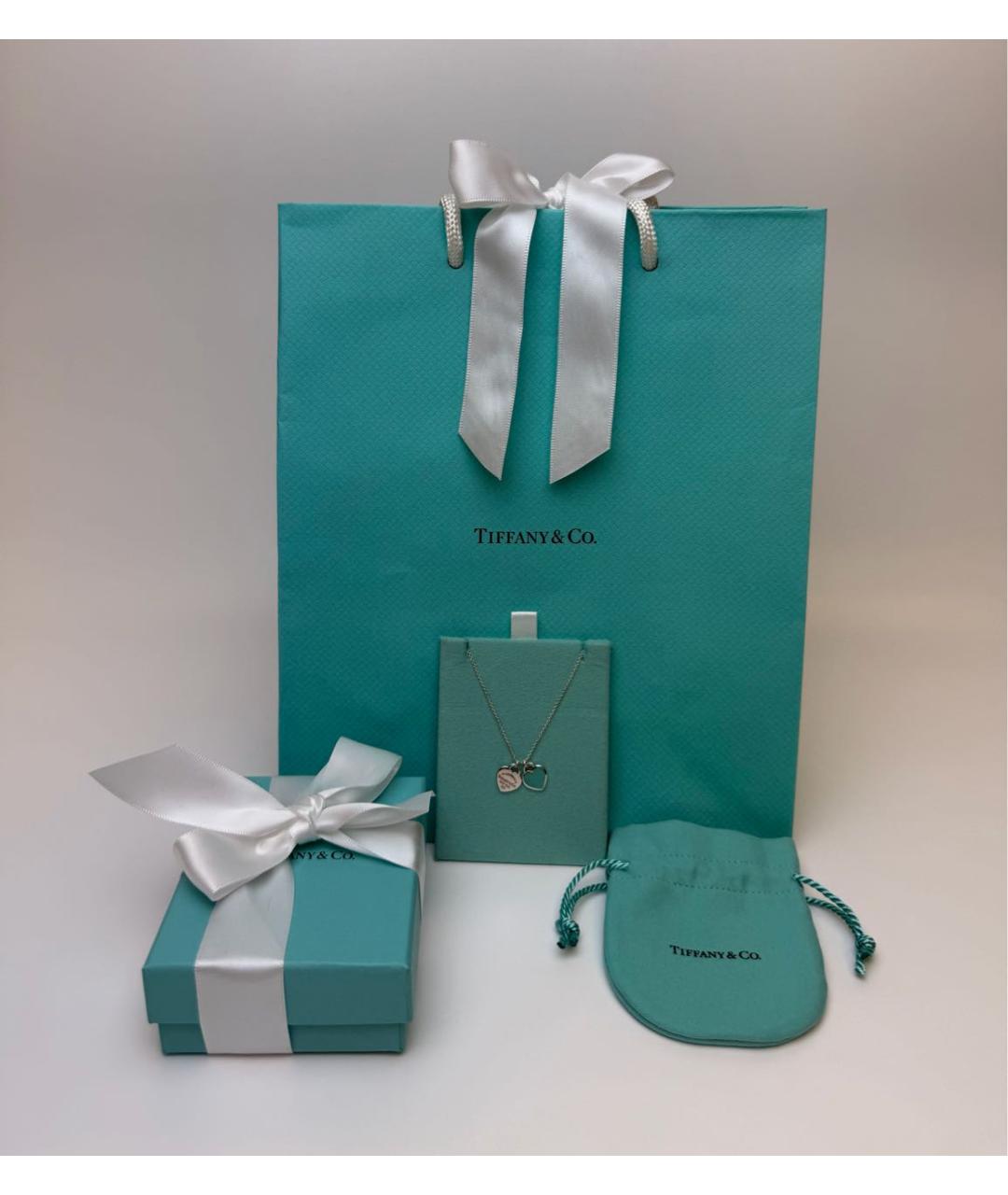 TIFFANY&CO Бирюзовое серебряное колье, фото 2