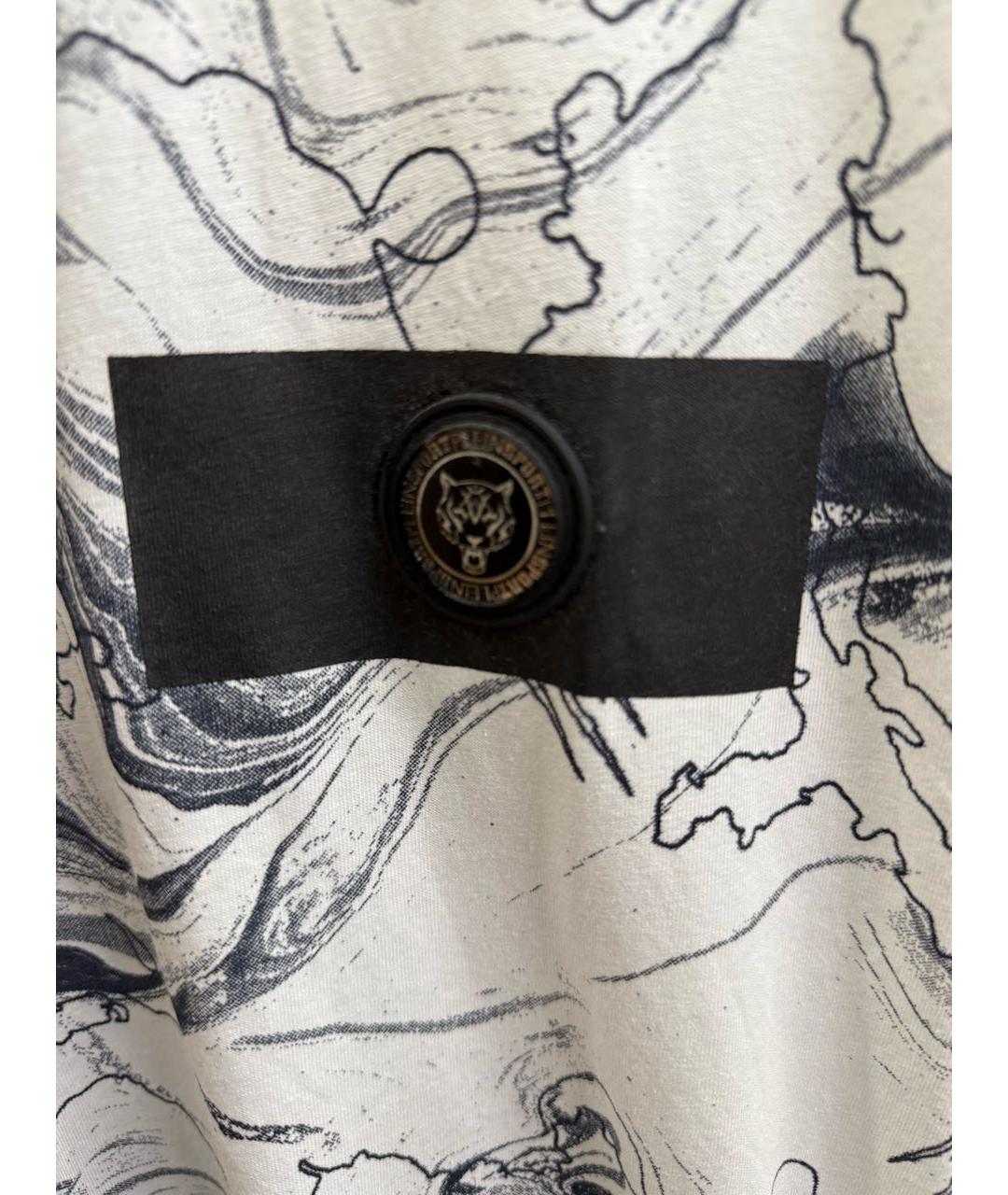 PLEIN SPORT Белая хлопковая футболка, фото 5