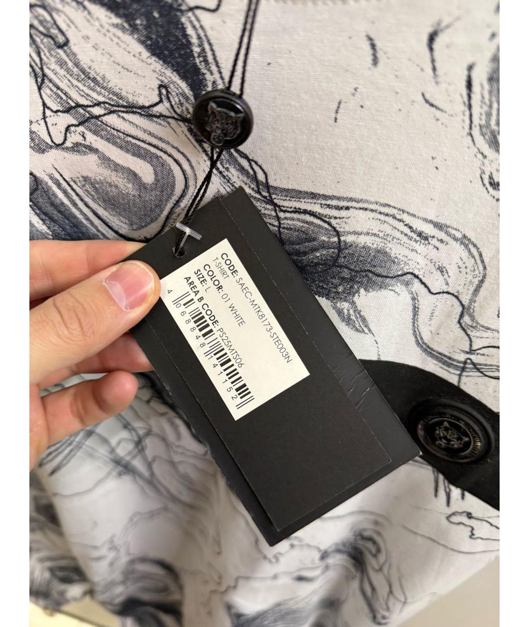 PLEIN SPORT Белая хлопковая футболка, фото 7