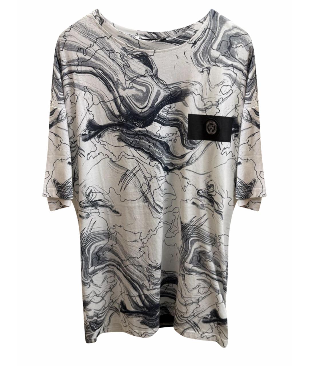 PLEIN SPORT Белая хлопковая футболка, фото 1