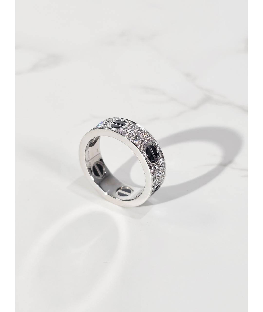 CARTIER Серебряное кольцо из белого золота, фото 2