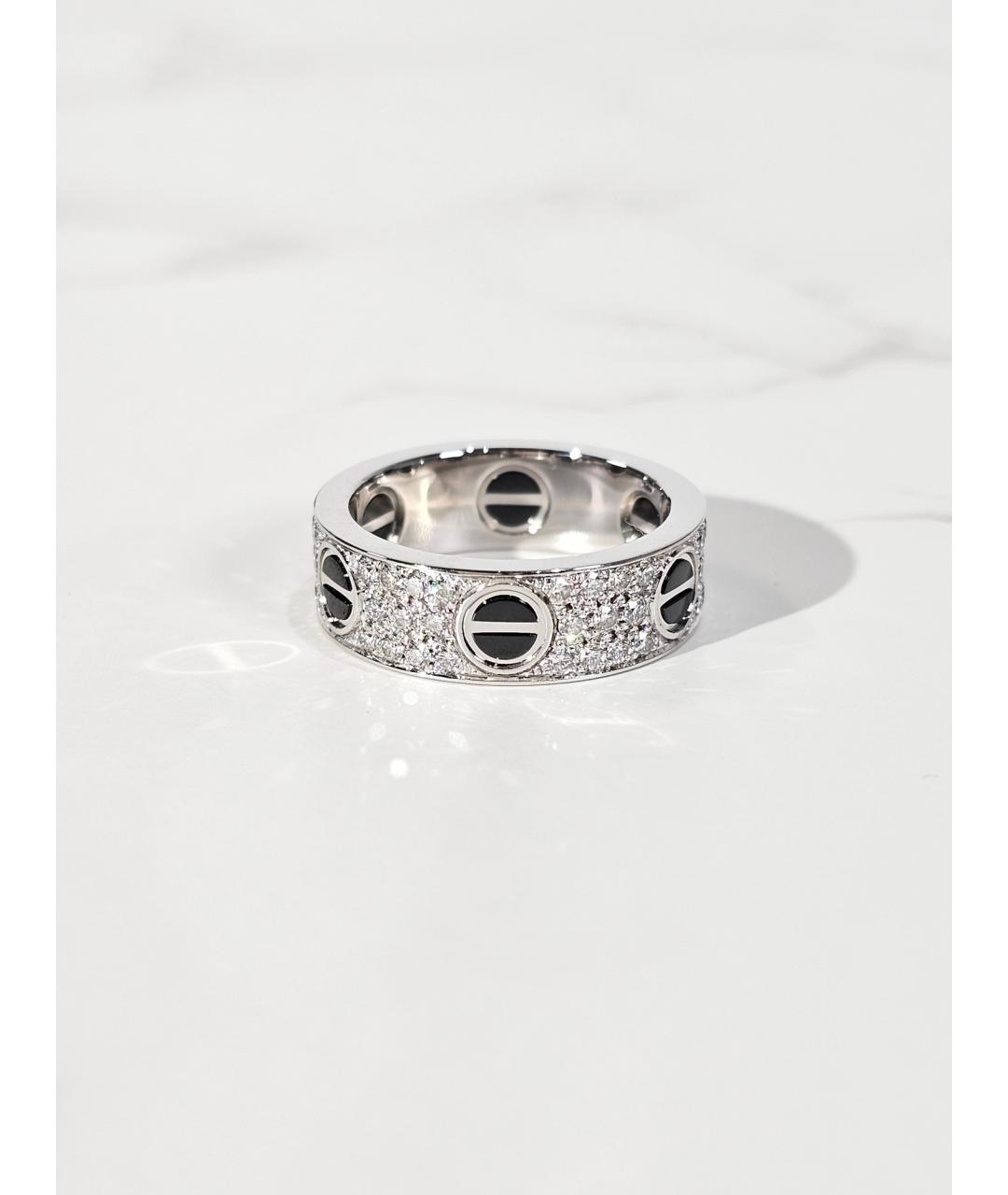 CARTIER Серебряное кольцо из белого золота, фото 4