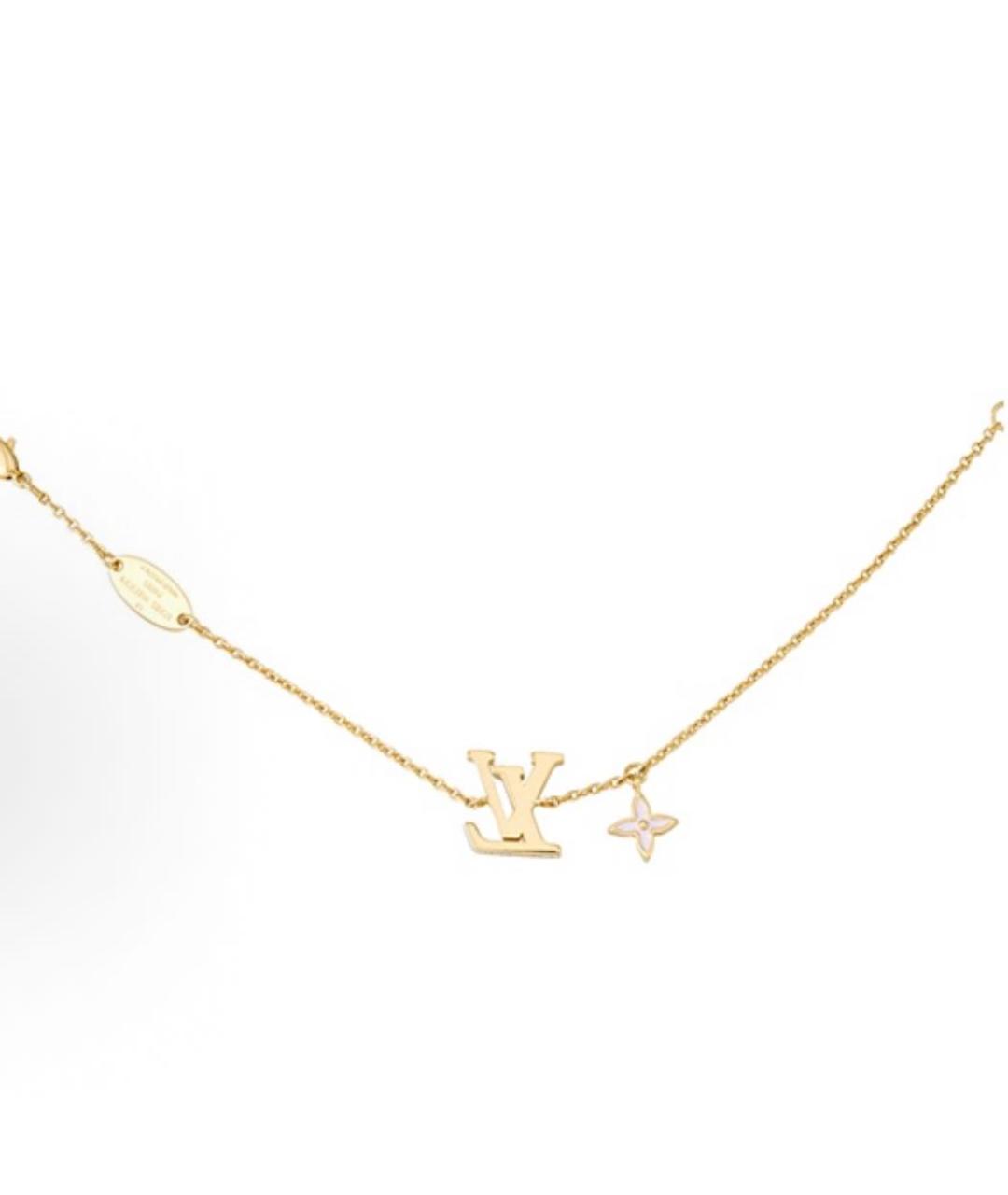 LOUIS VUITTON Золотой металлический браслет, фото 3