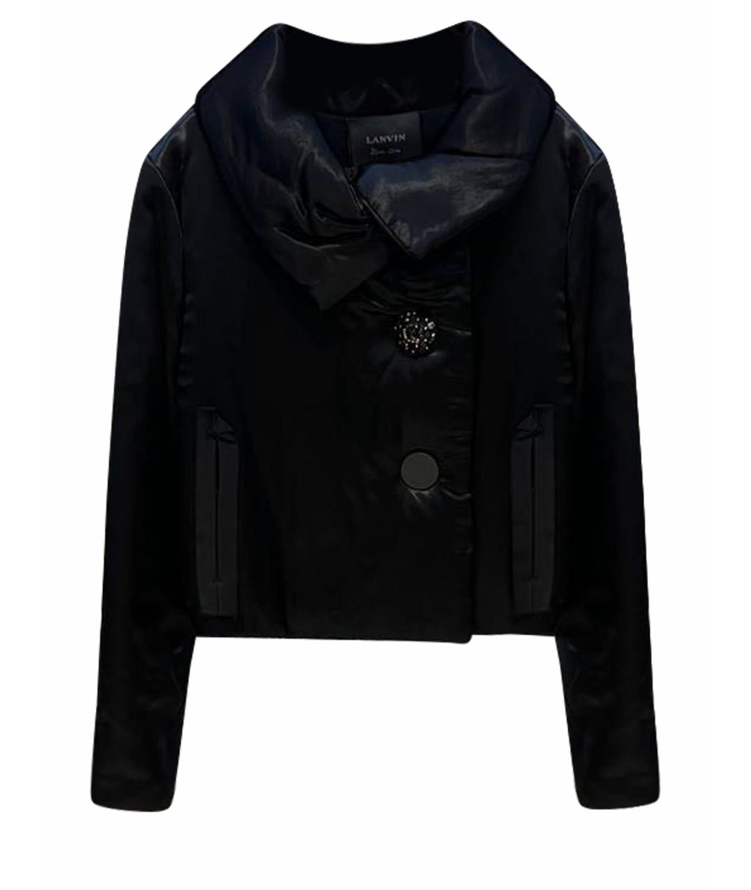 LANVIN Черная куртка, фото 1