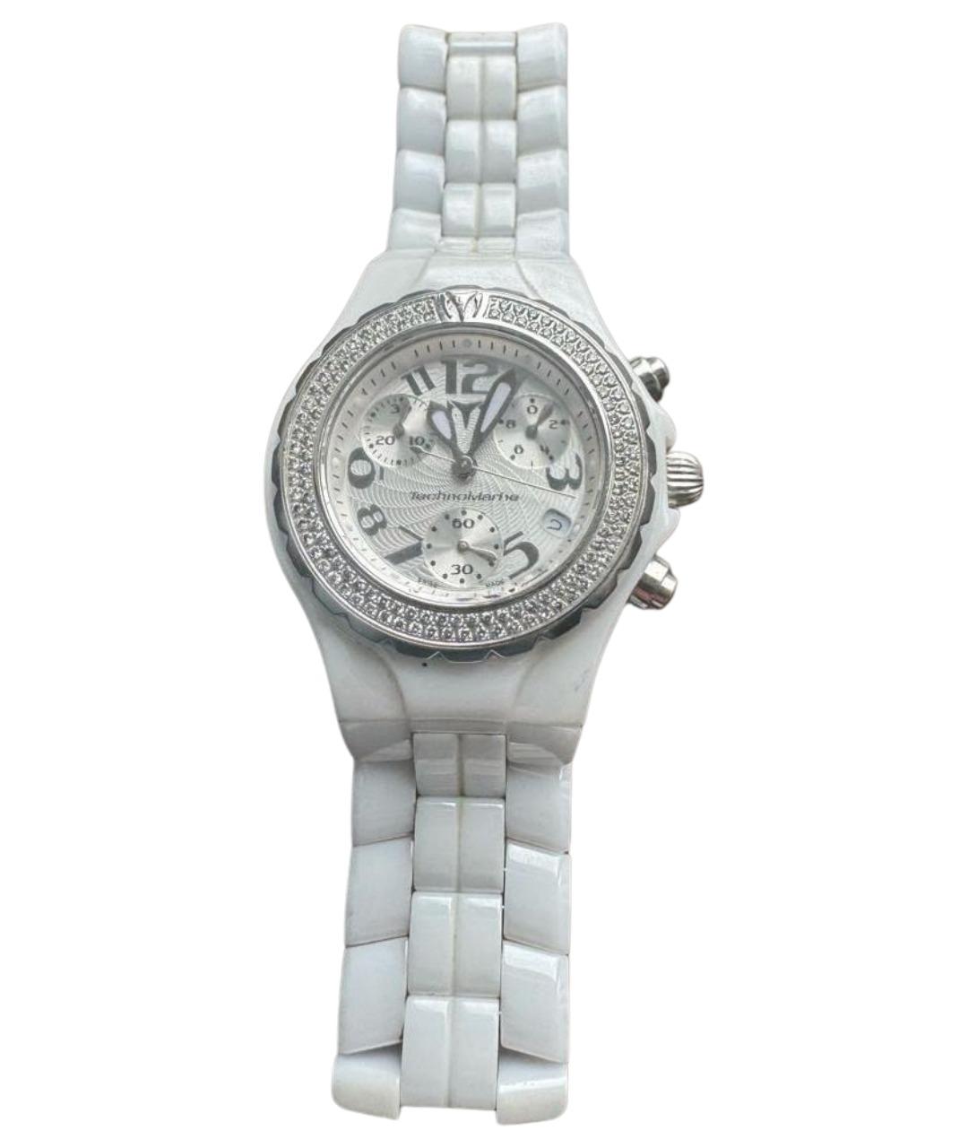 TechnoMarine Белые керамические часы, фото 1