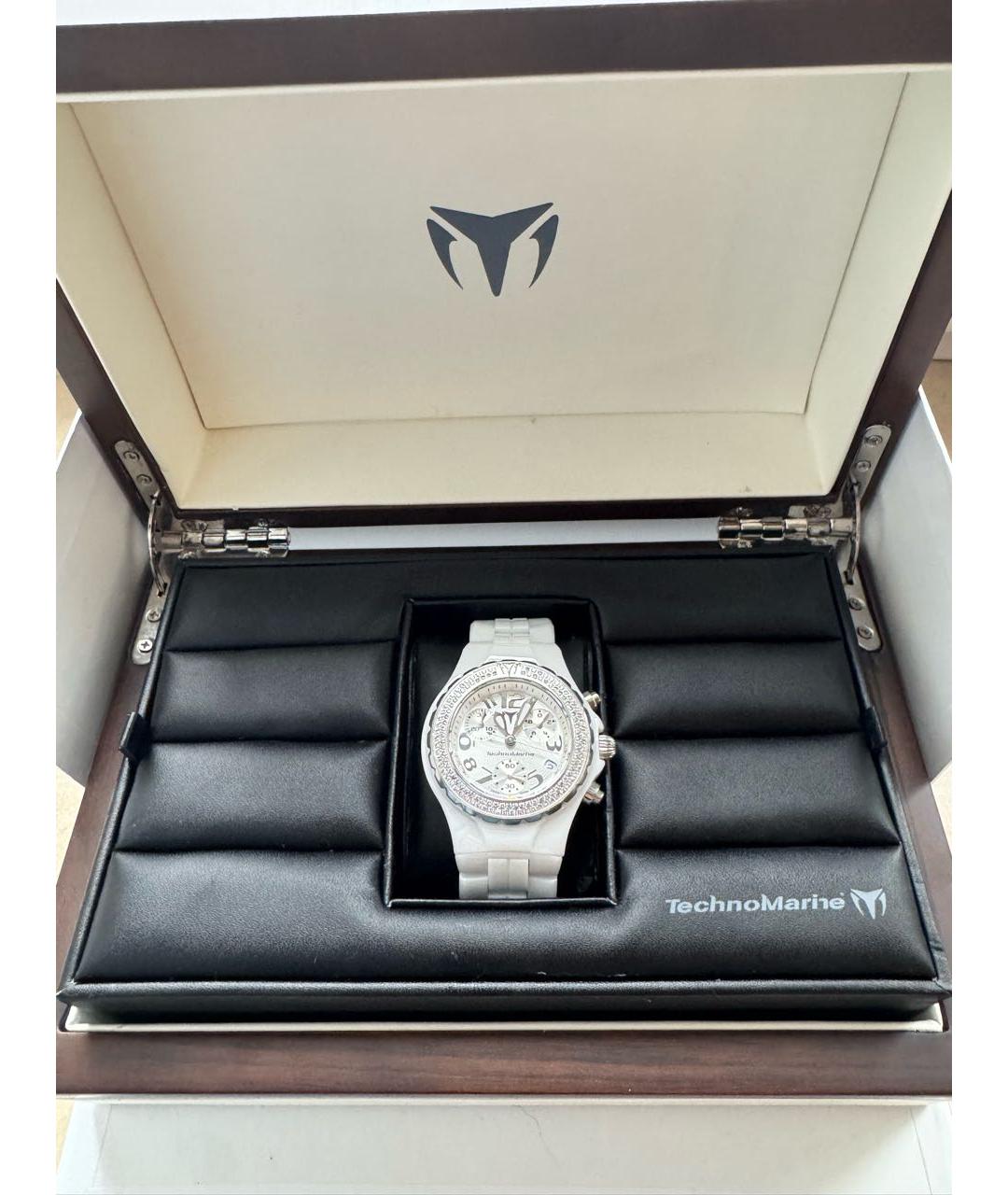TechnoMarine Белые керамические часы, фото 2