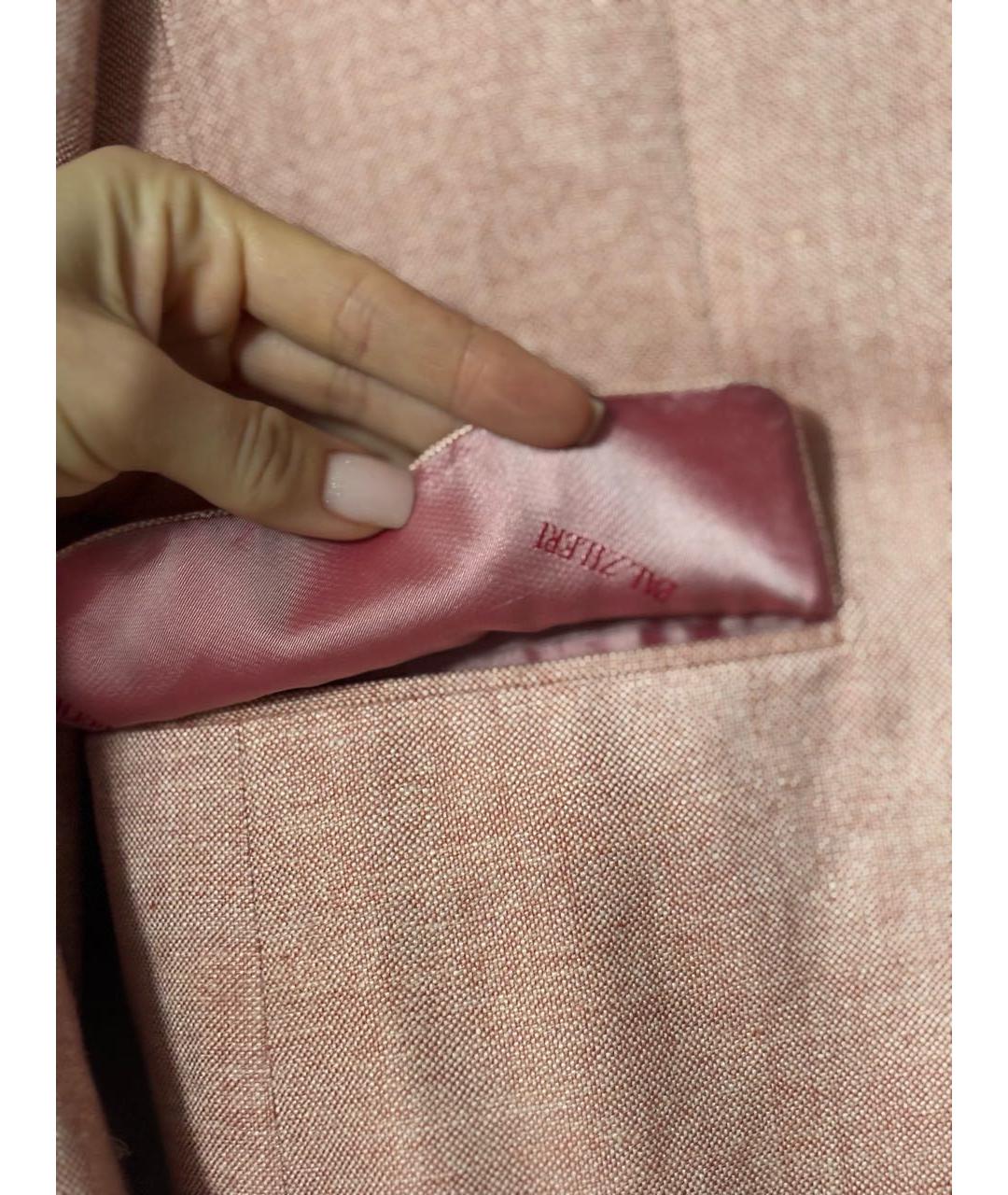 PAL ZILERI Розовый шелковый пиджак, фото 6