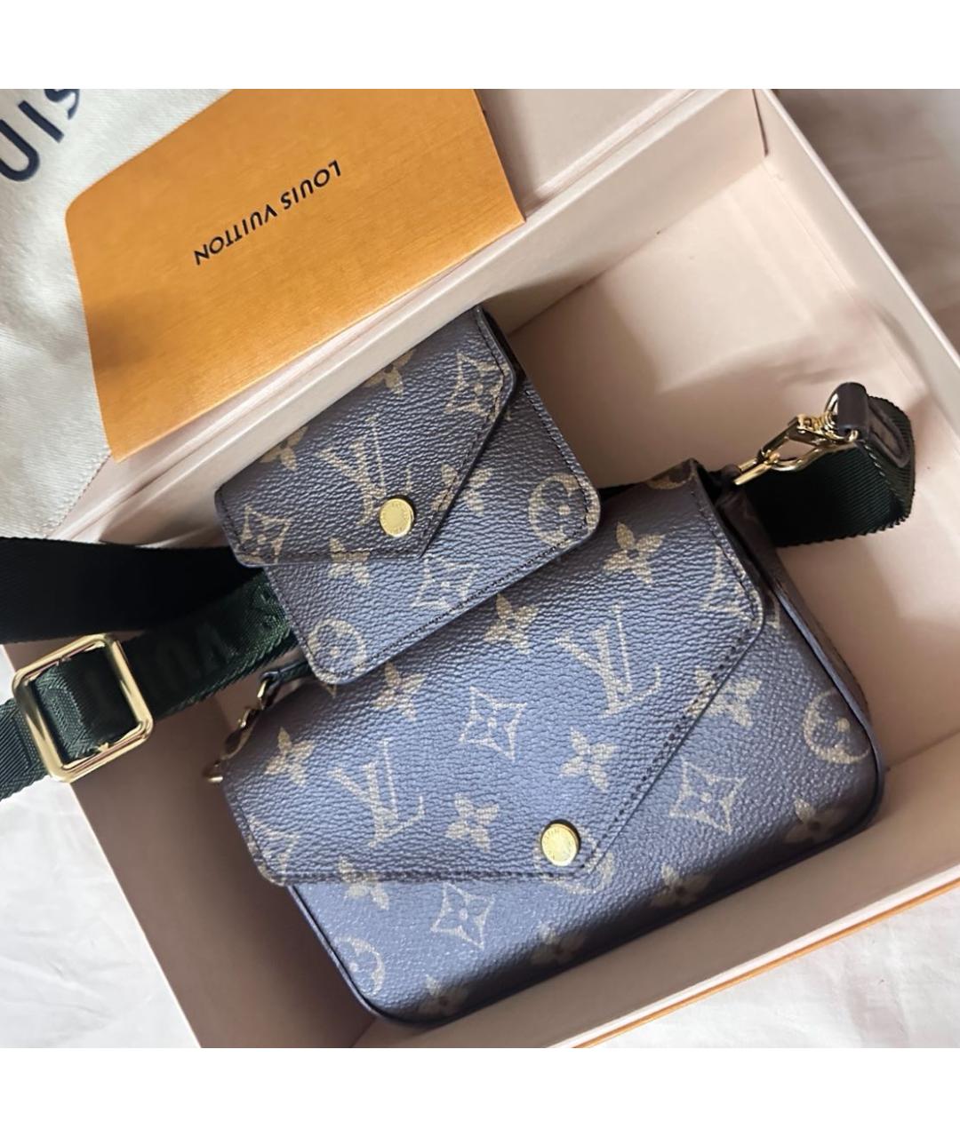 LOUIS VUITTON Коричневая сумка через плечо, фото 2