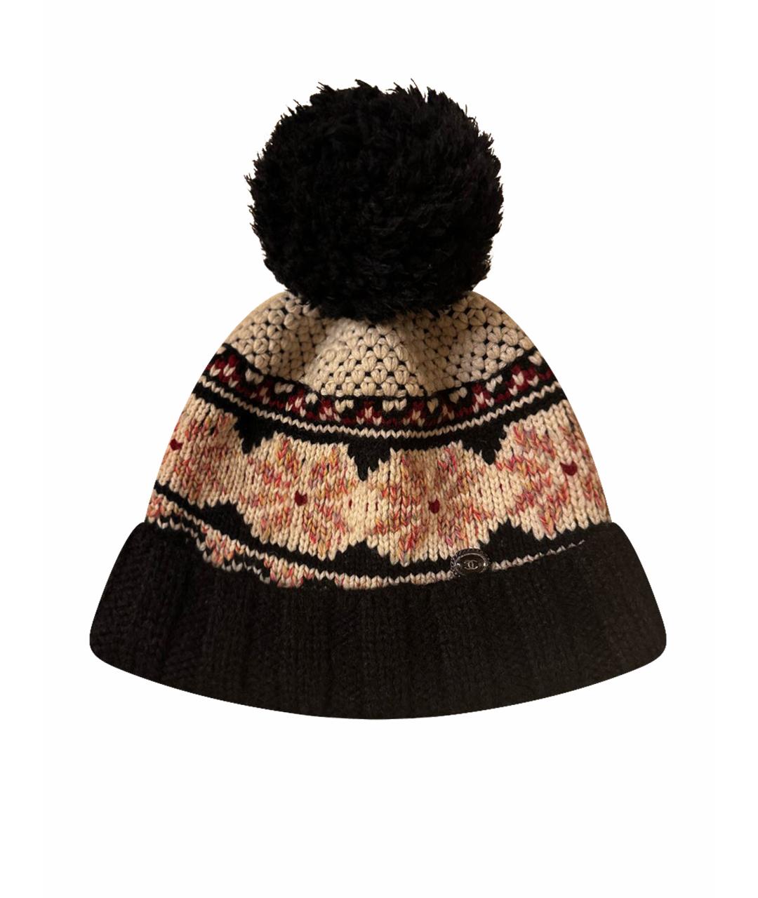 CHANEL Мульти кашемировая шапка, фото 1