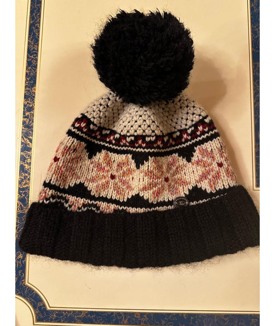 CHANEL Мульти кашемировая шапка, фото 5