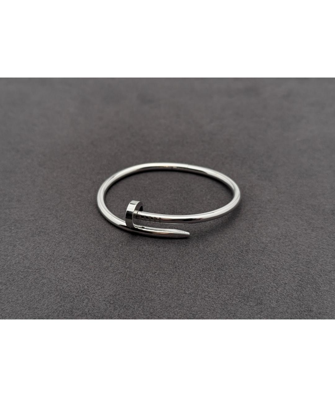 CARTIER Серебрянный браслет из белого золота, фото 2