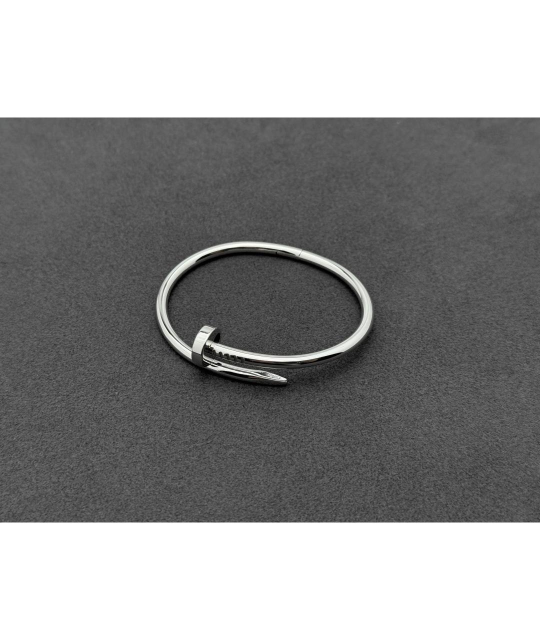 CARTIER Серебрянный браслет из белого золота, фото 4