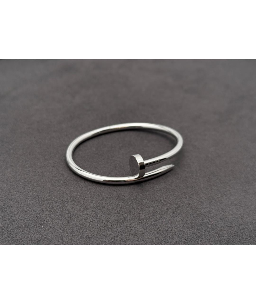 CARTIER Серебрянный браслет из белого золота, фото 3