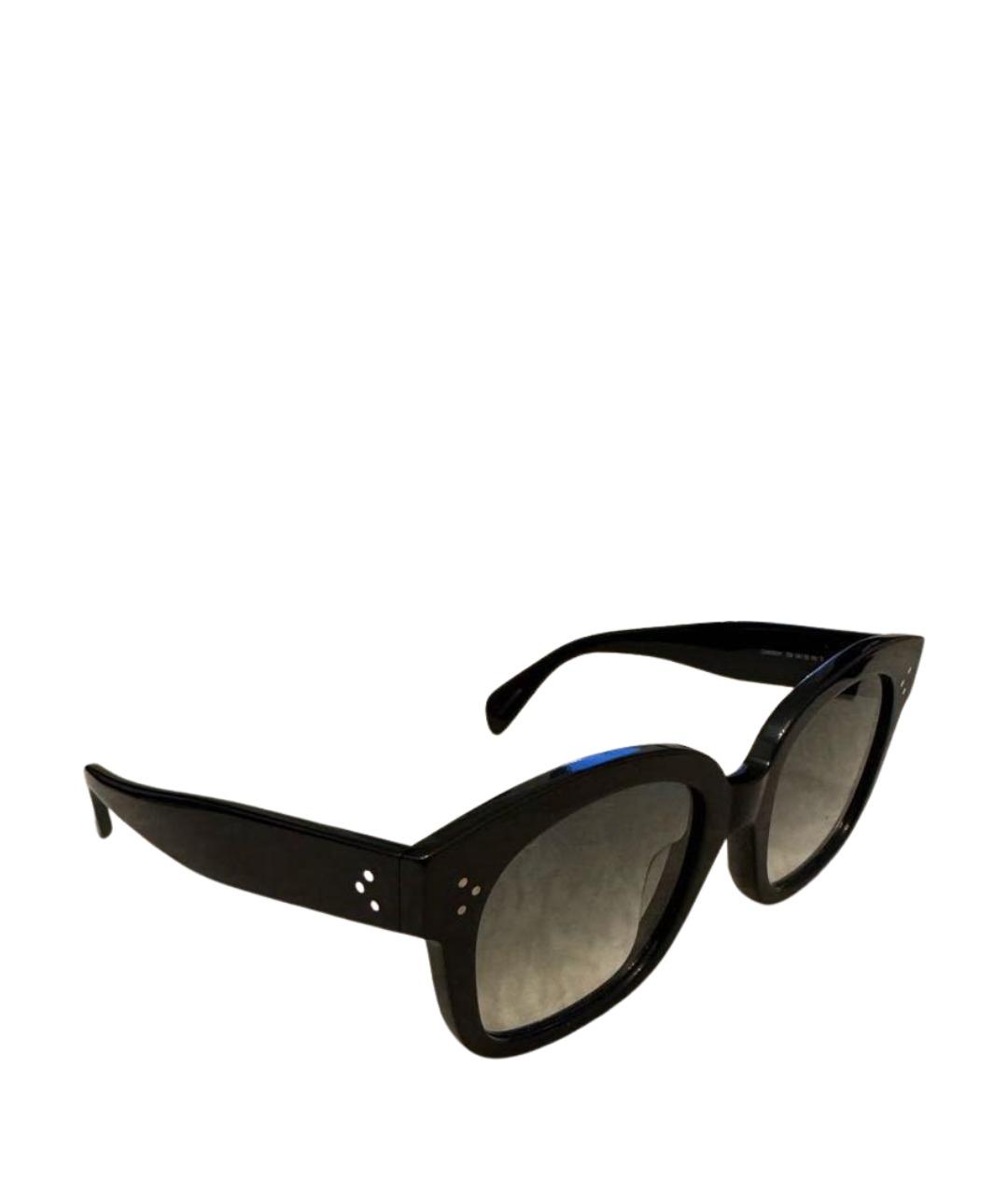 CELINE Черные пластиковые солнцезащитные очки, фото 1
