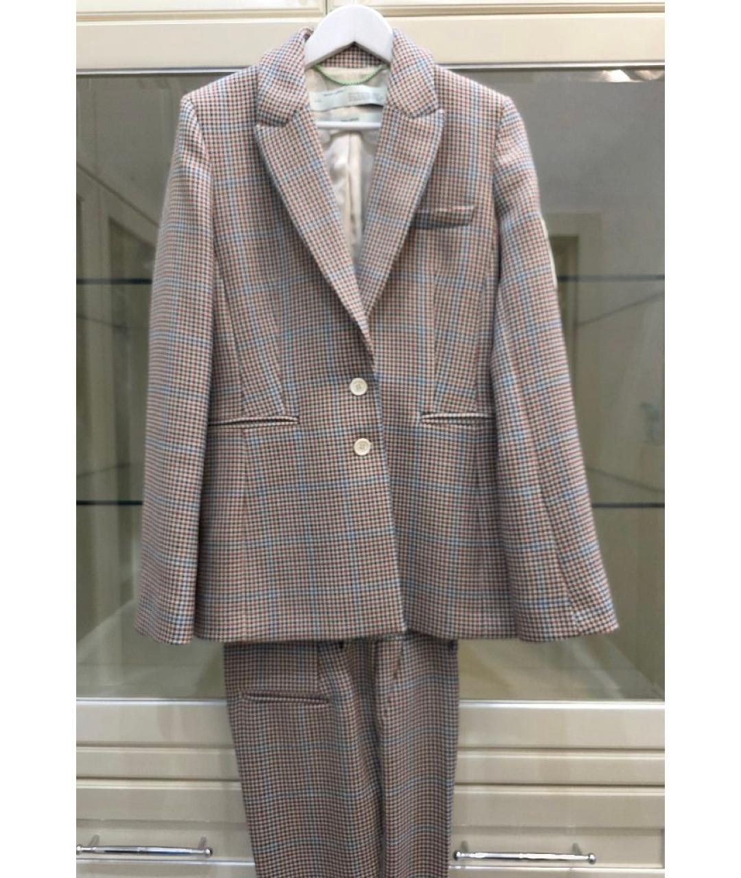 OFF-WHITE Мульти шерстяной костюм с брюками, фото 10