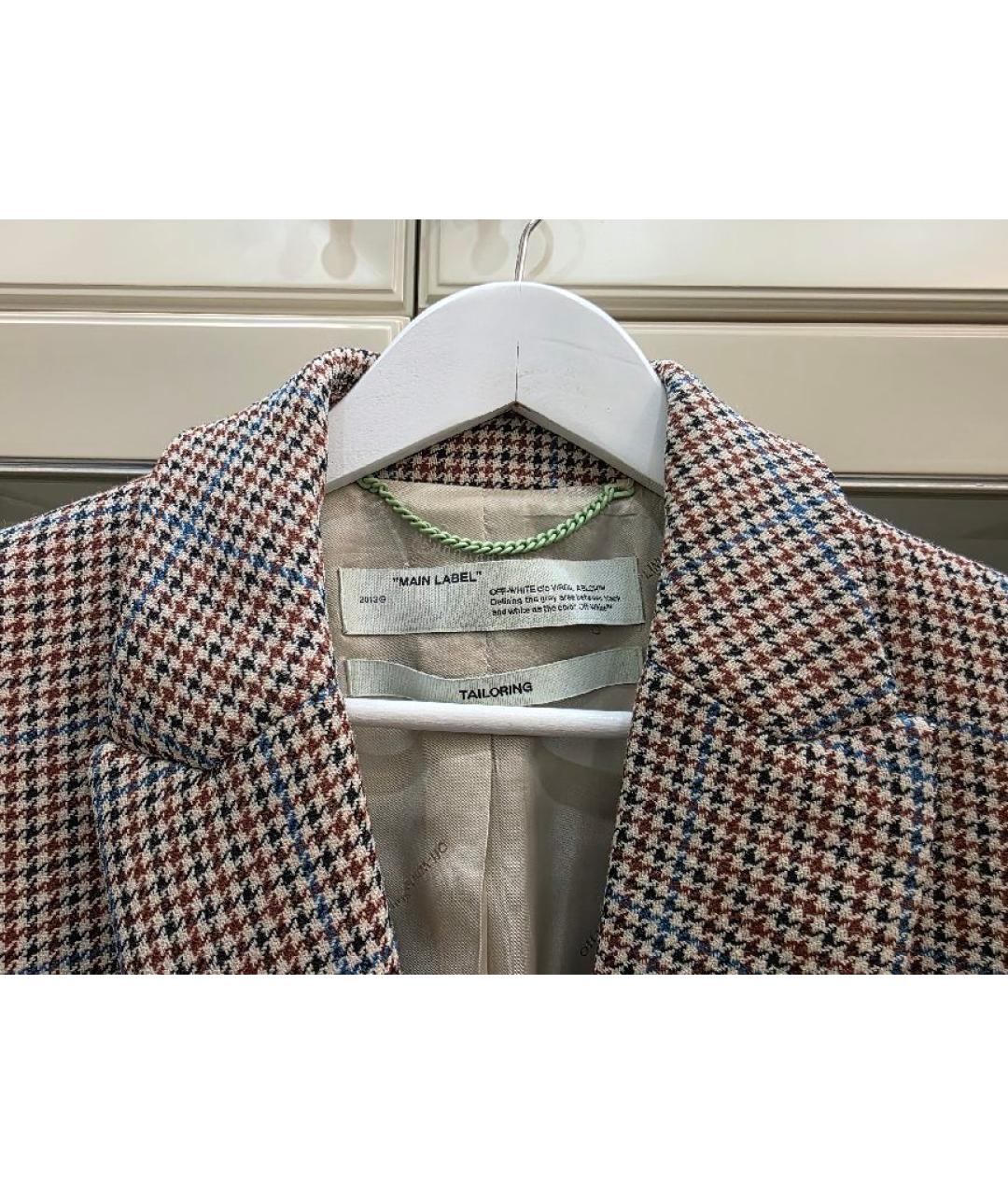 OFF-WHITE Мульти шерстяной костюм с брюками, фото 2