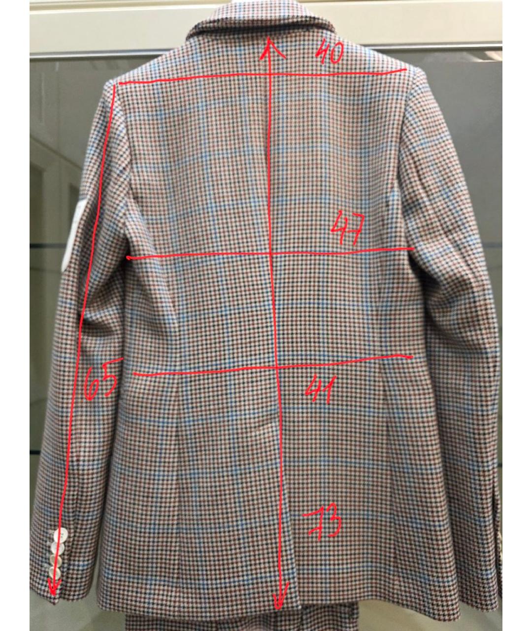 OFF-WHITE Мульти шерстяной костюм с брюками, фото 8