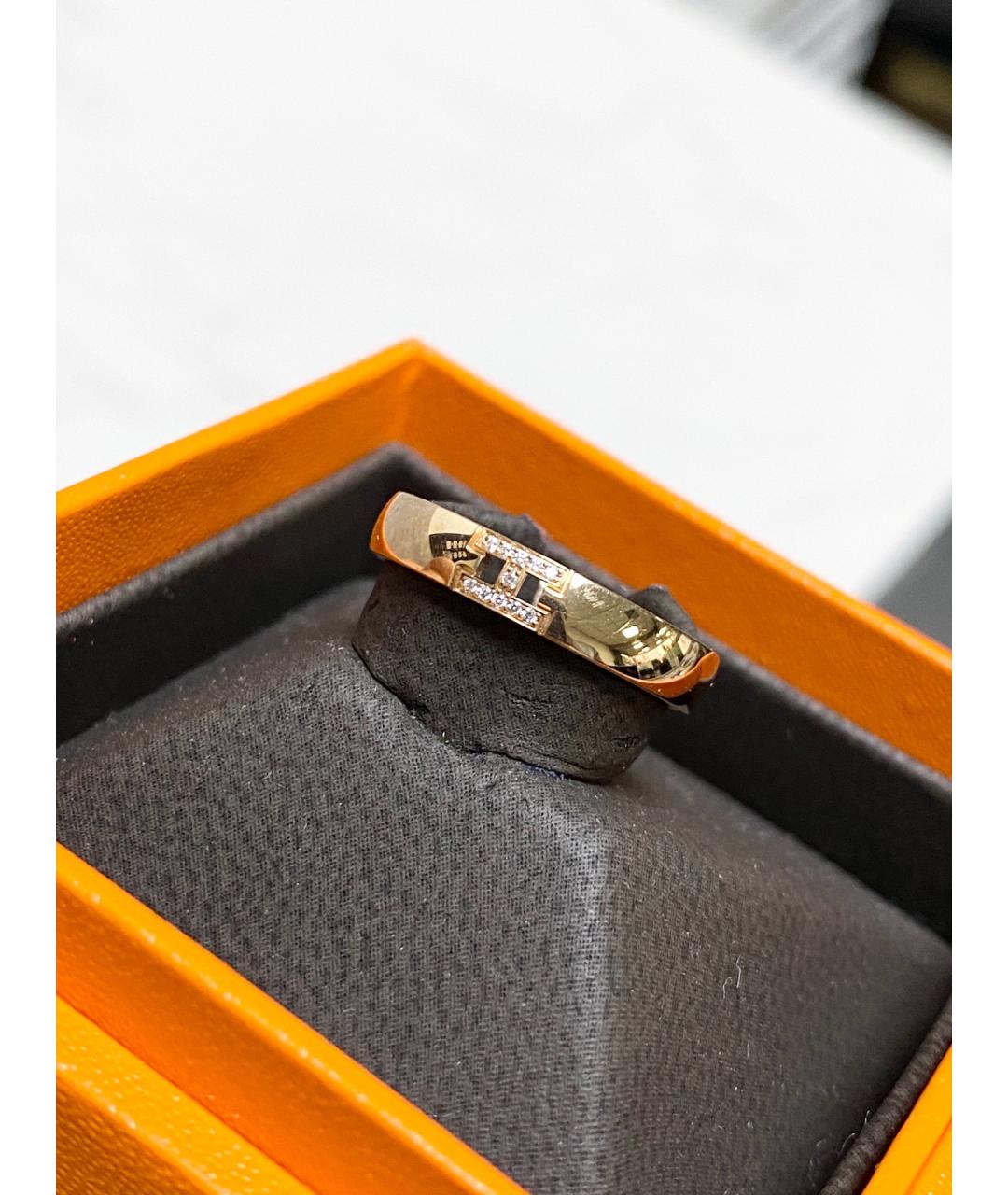 HERMES Золотое кольцо из розового золота, фото 5