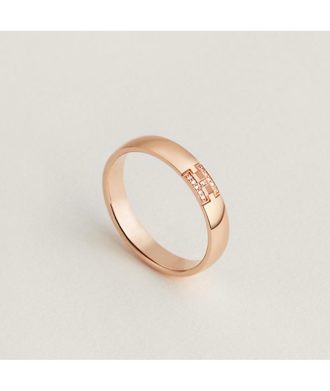 HERMES Золотое кольцо из розового золота, фото 10