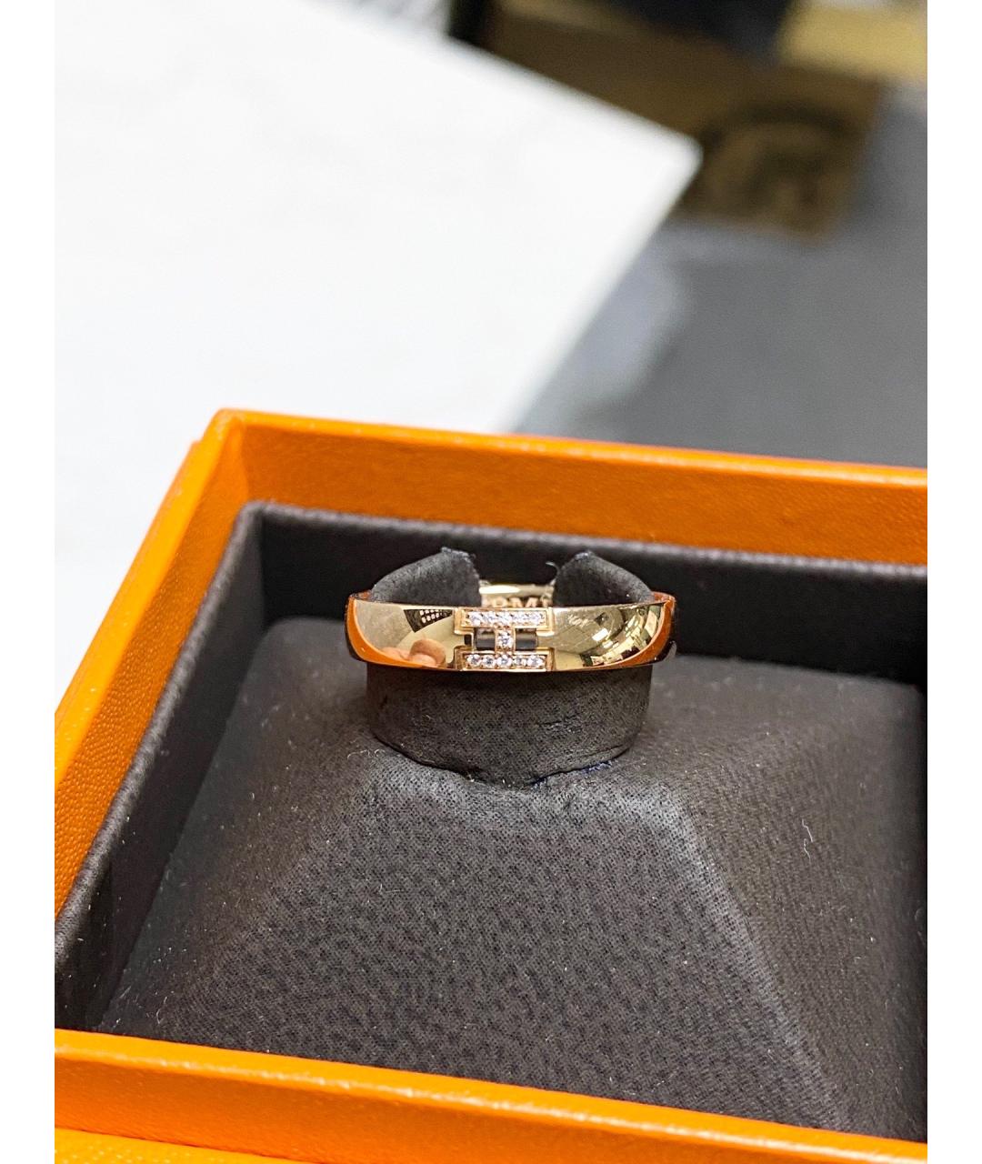 HERMES Золотое кольцо из розового золота, фото 3