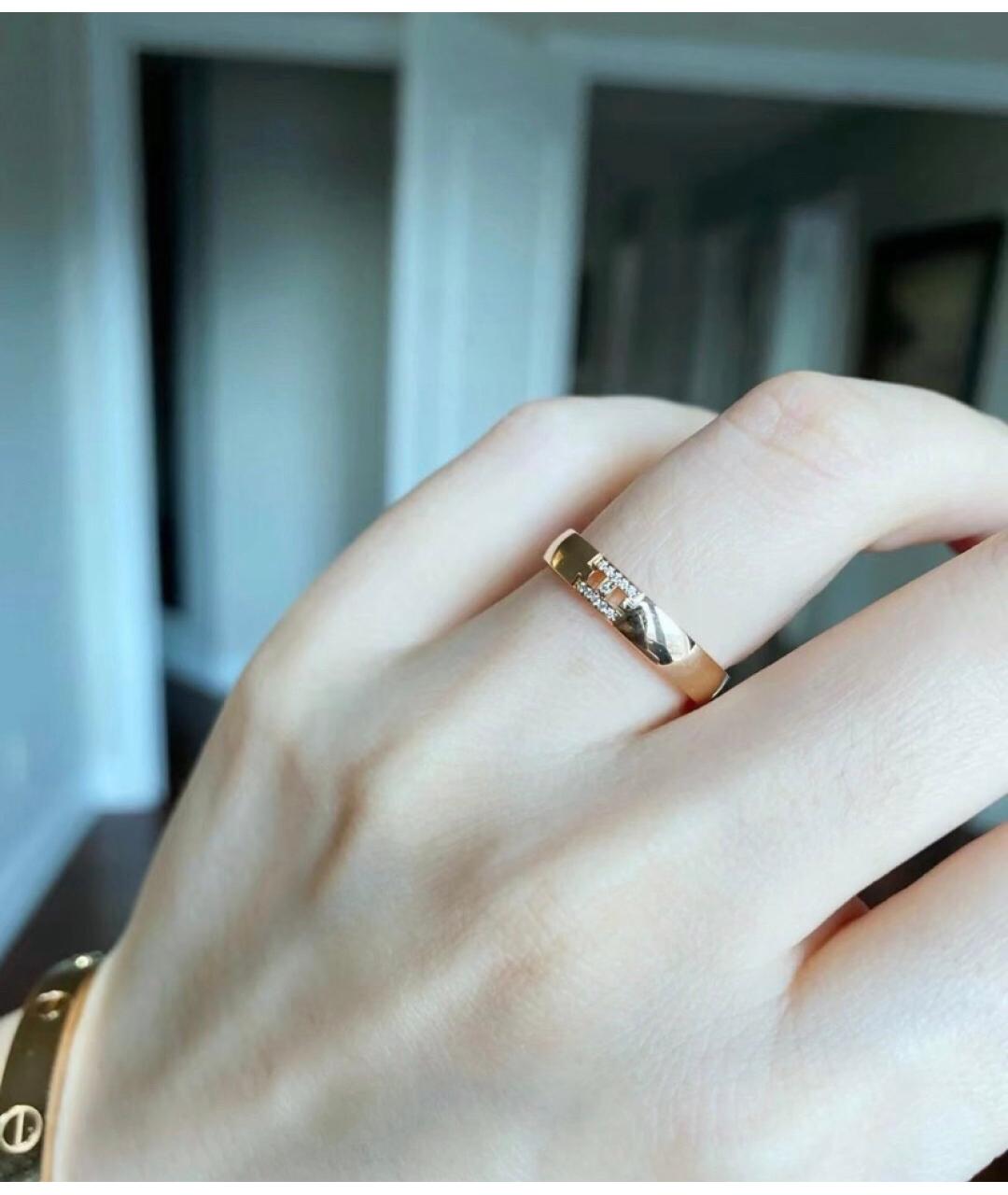 HERMES Золотое кольцо из розового золота, фото 8