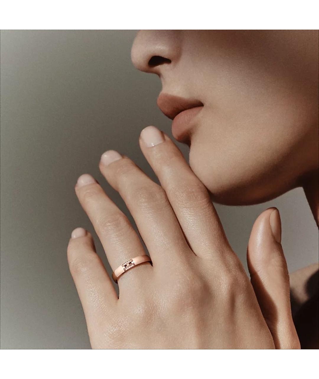 HERMES Золотое кольцо из розового золота, фото 7