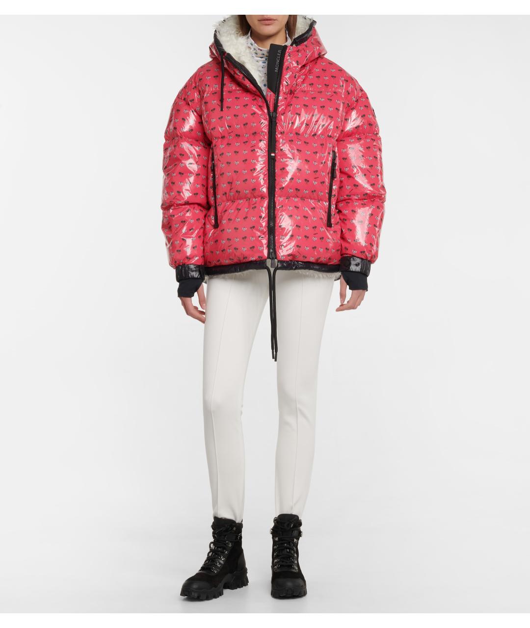 MONCLER GRENOBLE Розовый пуховик, фото 8