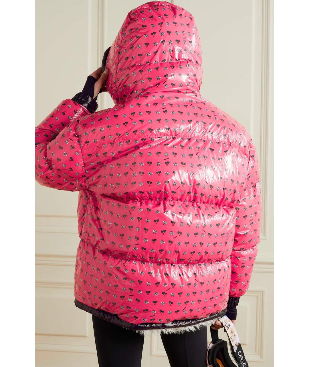 MONCLER GRENOBLE Розовый пуховик, фото 6