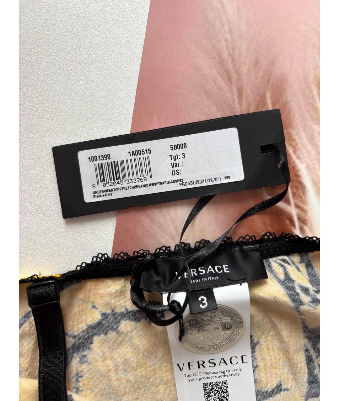 VERSACE Мульти хлопковая майка, фото 4