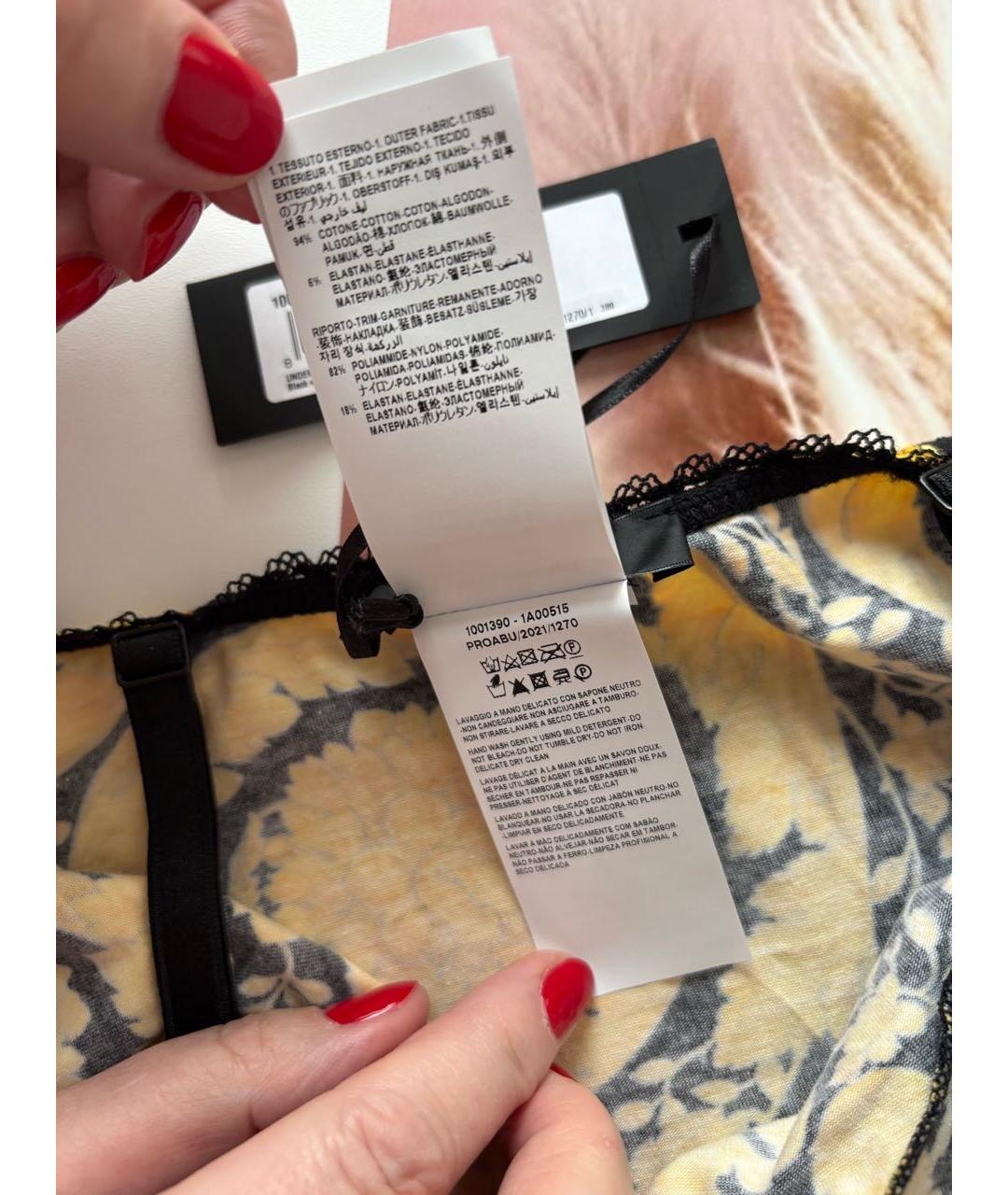 VERSACE Мульти хлопковая майка, фото 6