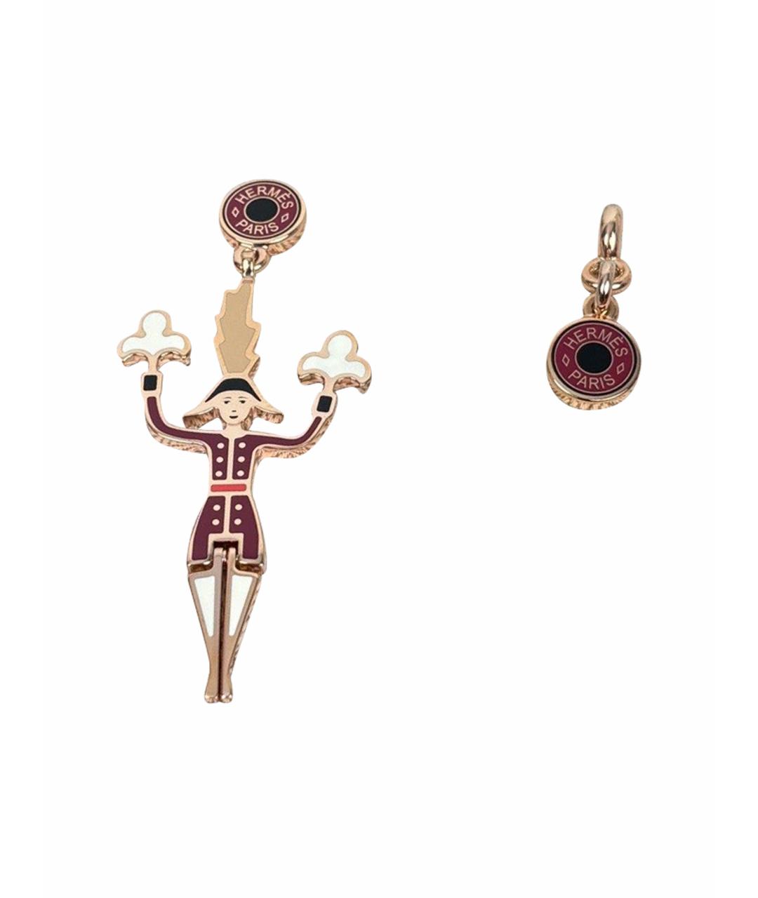 HERMES Мульти серьги из розового золота, фото 1