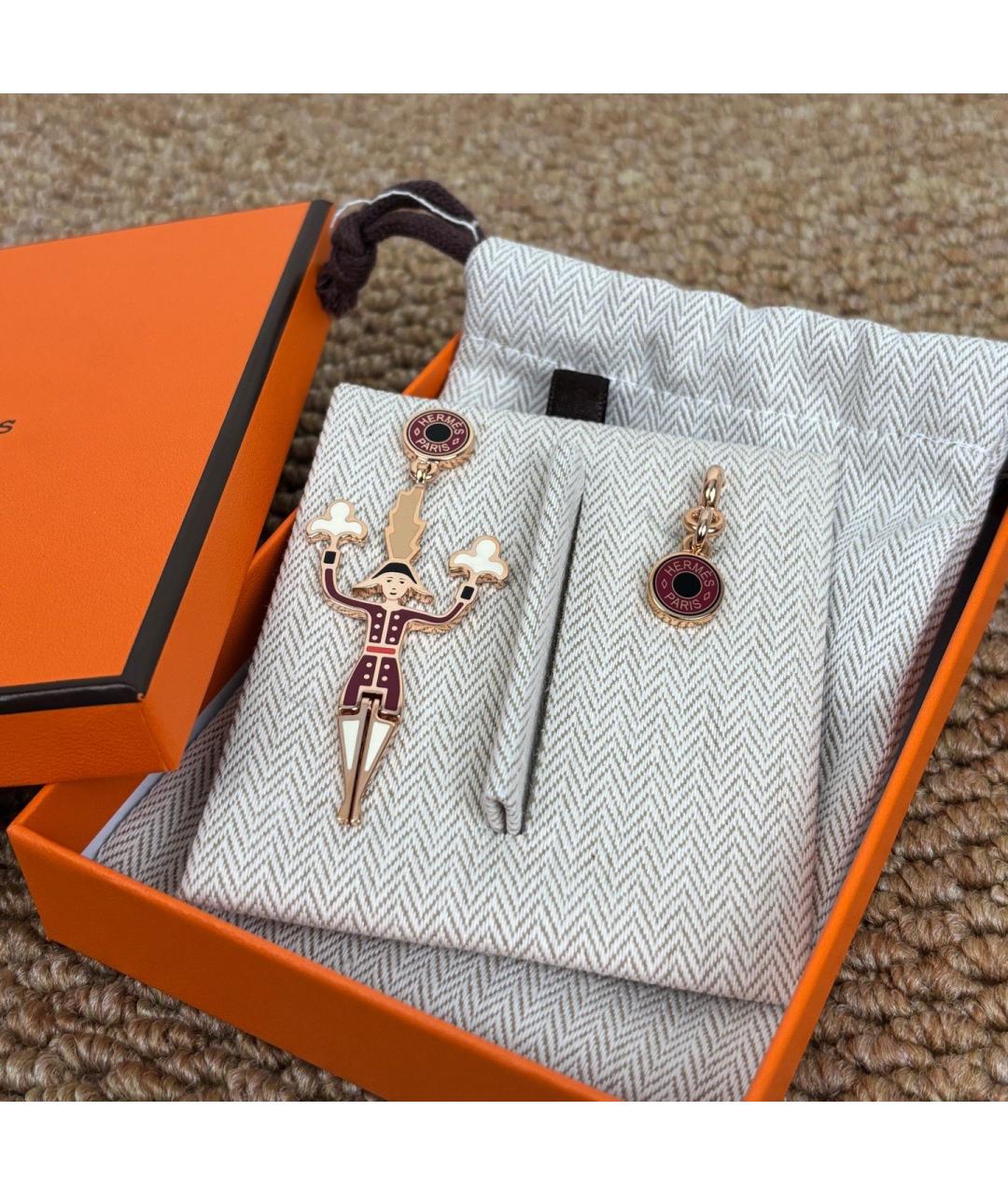 HERMES Мульти серьги из розового золота, фото 2