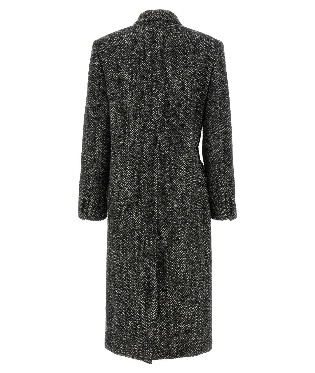 ISABEL MARANT Серое шерстяное пальто, фото 2