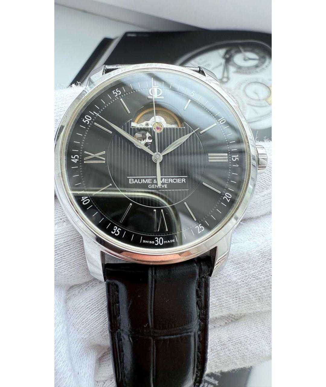 BAUME&MERCIER Серебряные стальные часы, фото 7