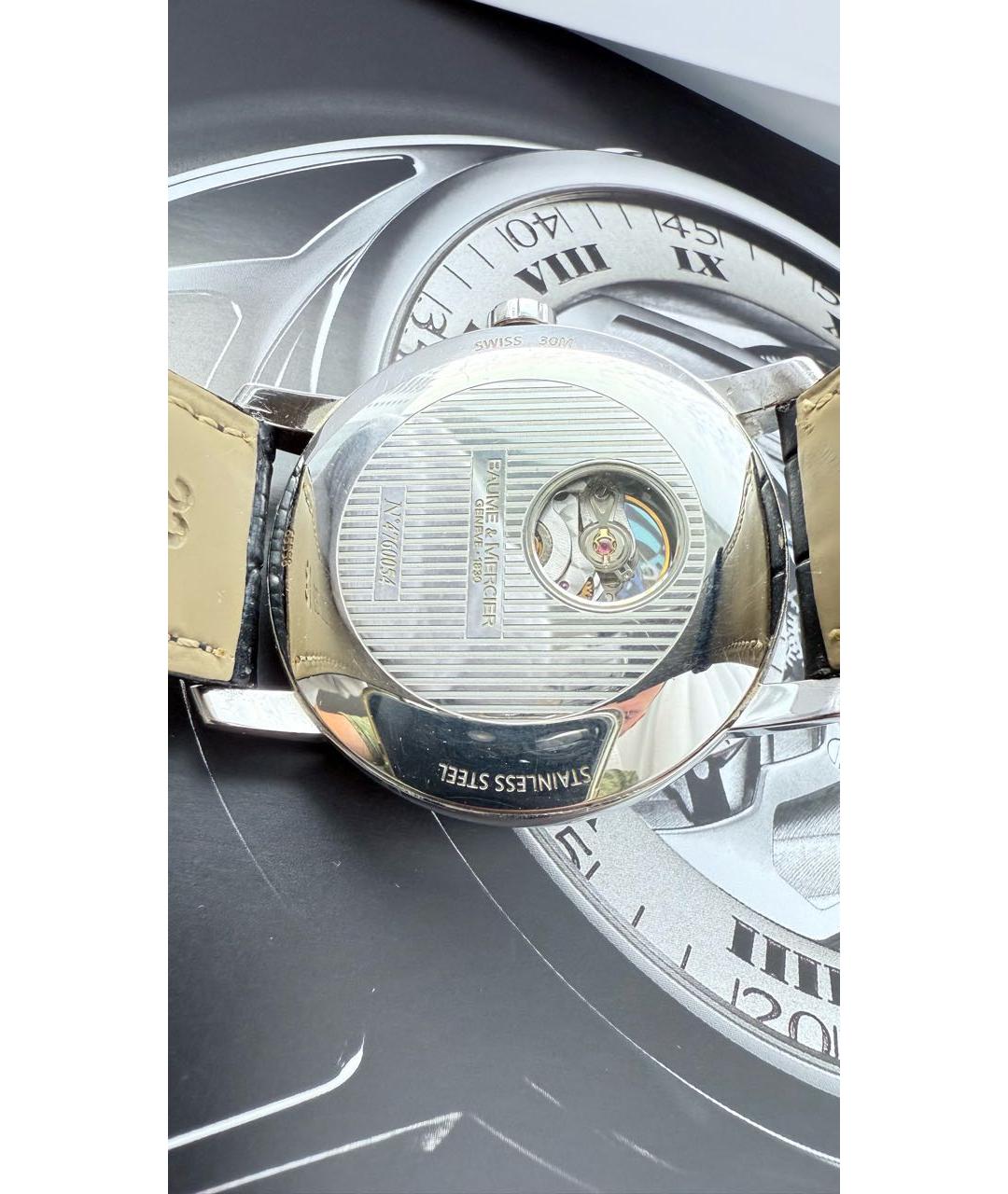 BAUME&MERCIER Серебряные стальные часы, фото 2