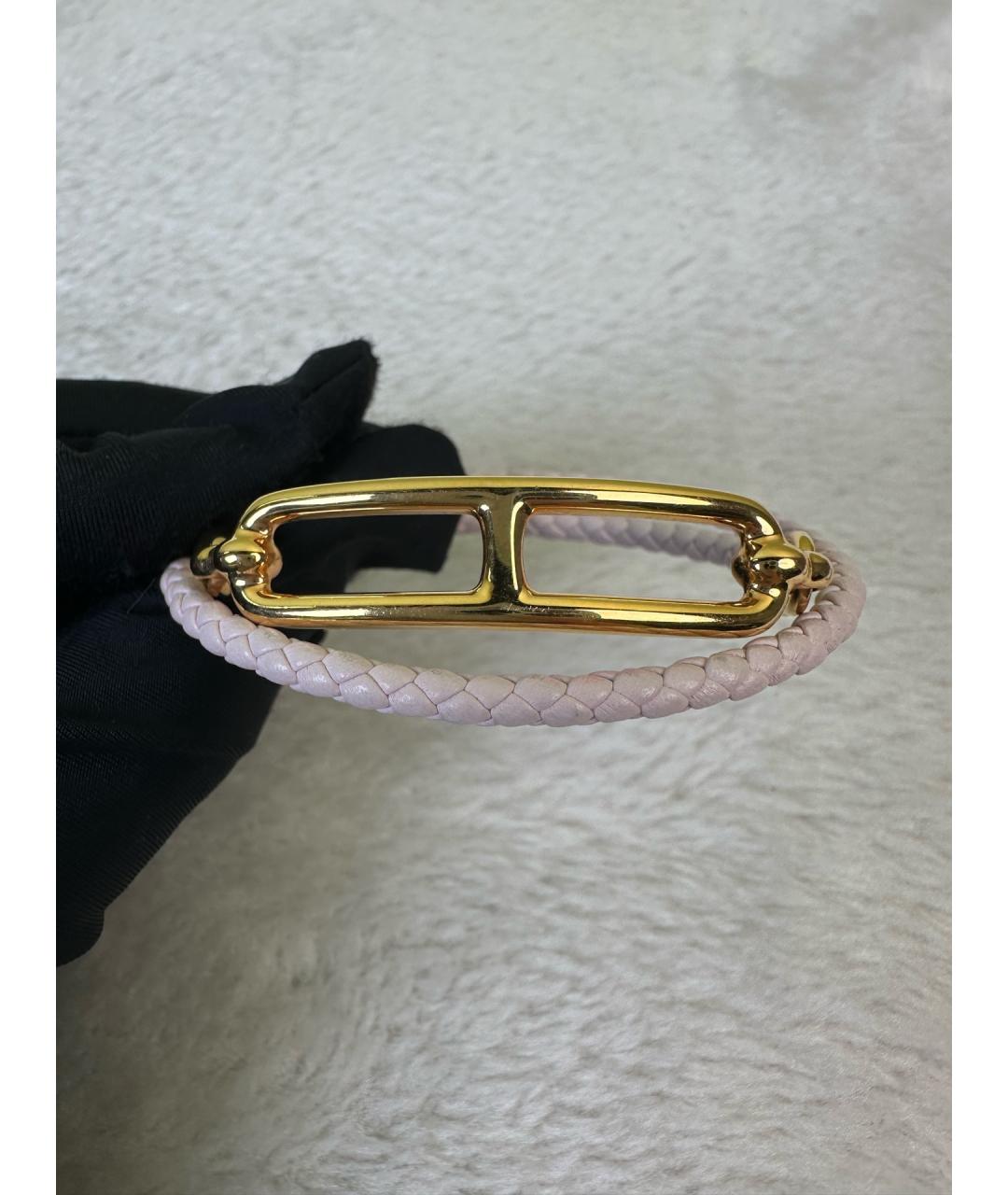 HERMES Розовый браслет из розового золота, фото 6