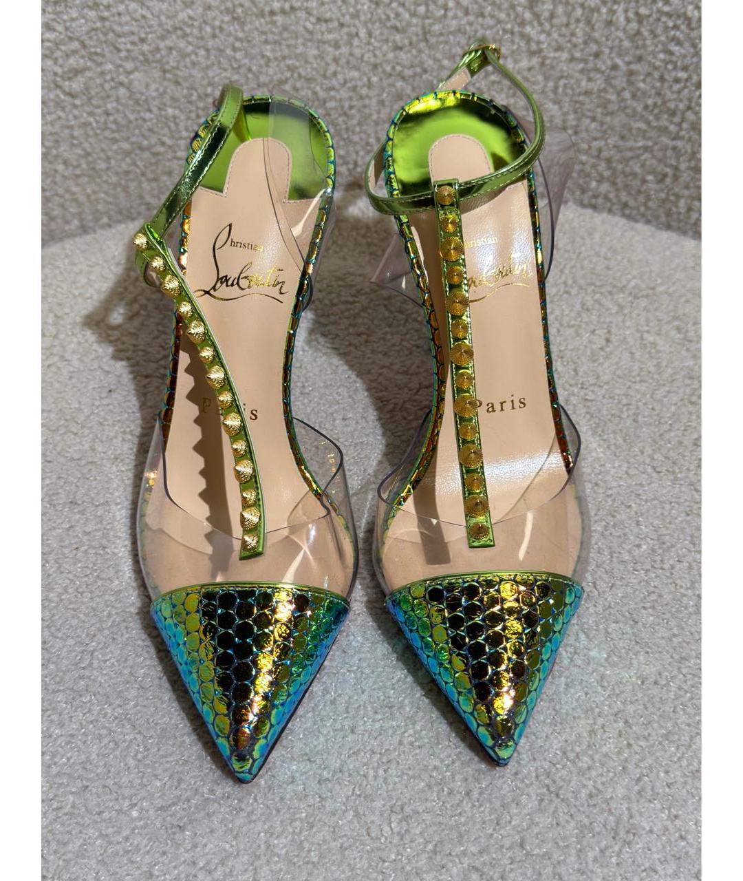 CHRISTIAN LOUBOUTIN Мульти туфли из лакированной кожи, фото 2