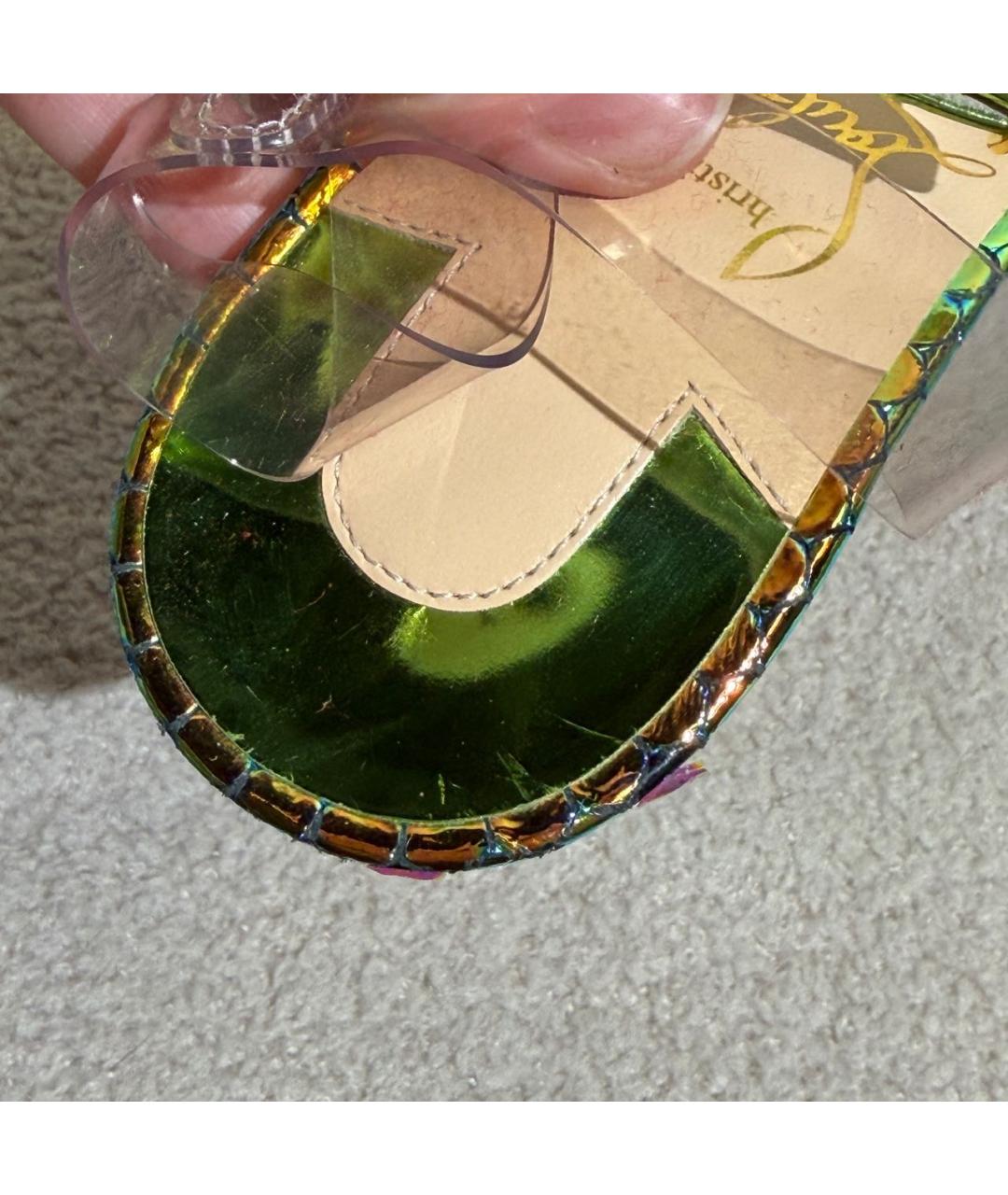 CHRISTIAN LOUBOUTIN Мульти туфли из лакированной кожи, фото 8