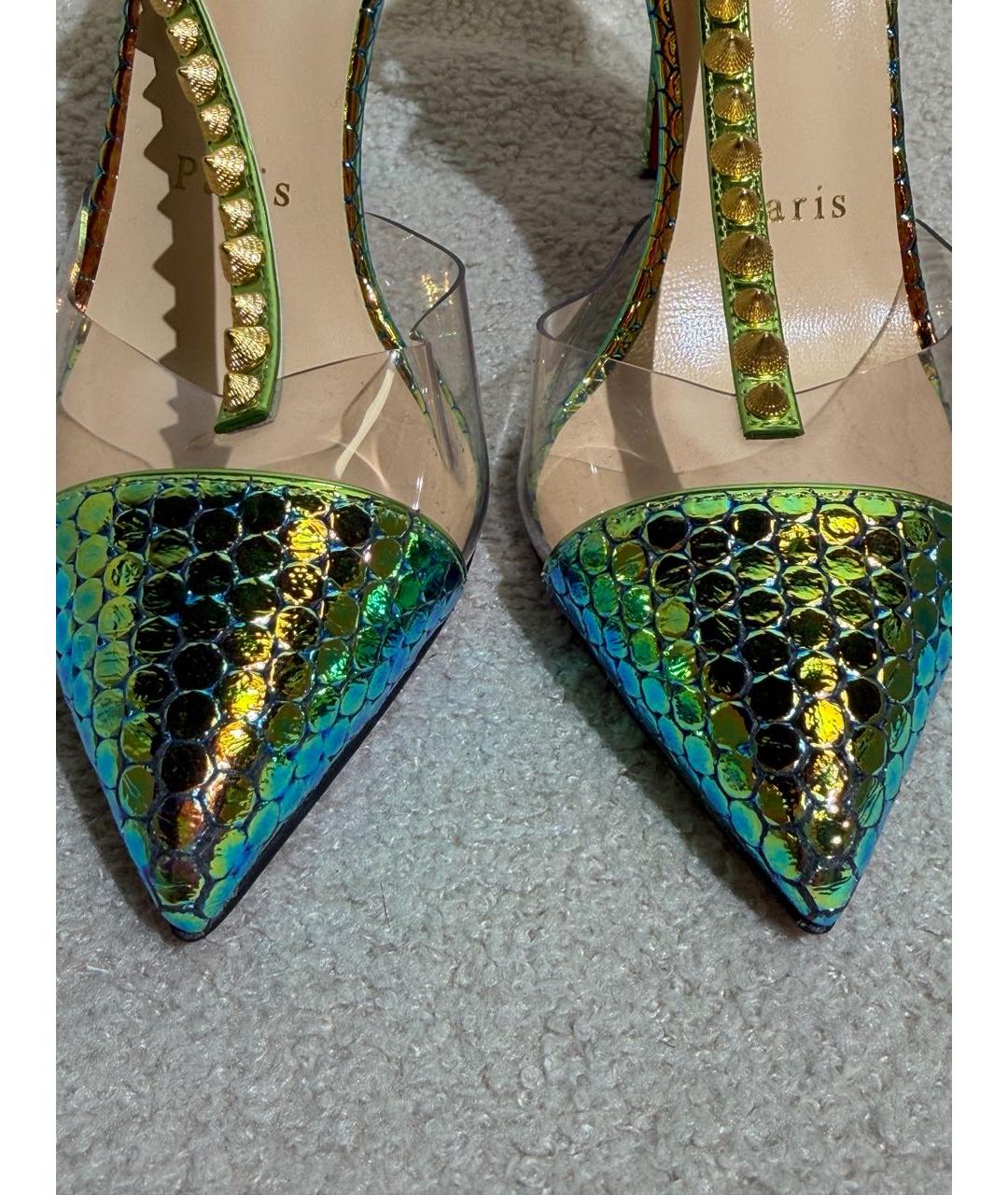 CHRISTIAN LOUBOUTIN Мульти туфли из лакированной кожи, фото 6