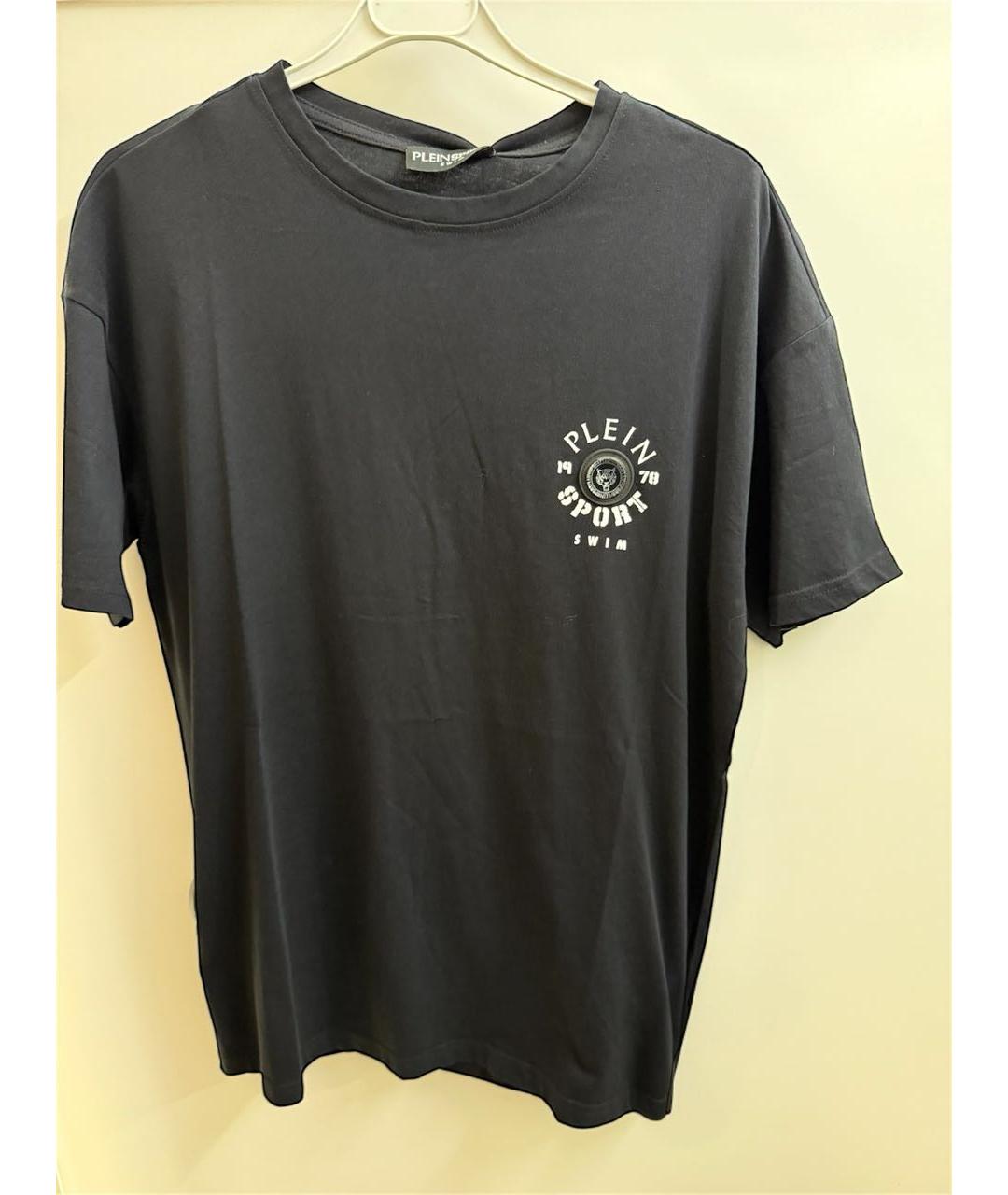 PLEIN SPORT Черная хлопковая футболка, фото 8