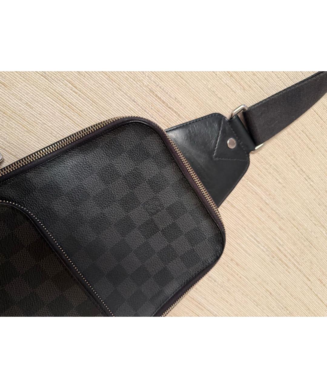 LOUIS VUITTON Черная сумка на плечо, фото 8