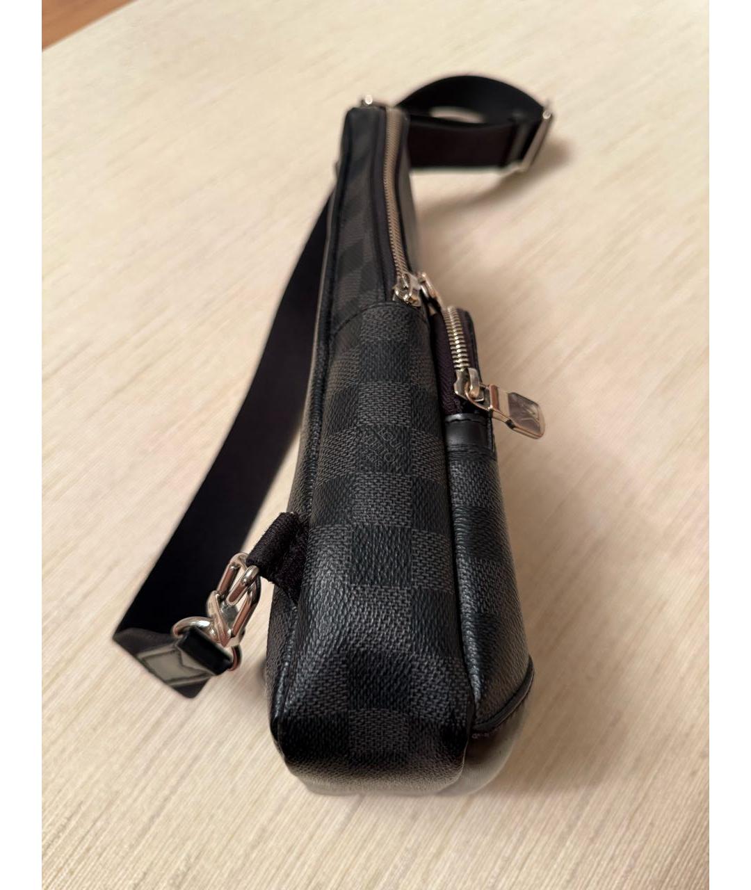 LOUIS VUITTON Черная сумка на плечо, фото 7