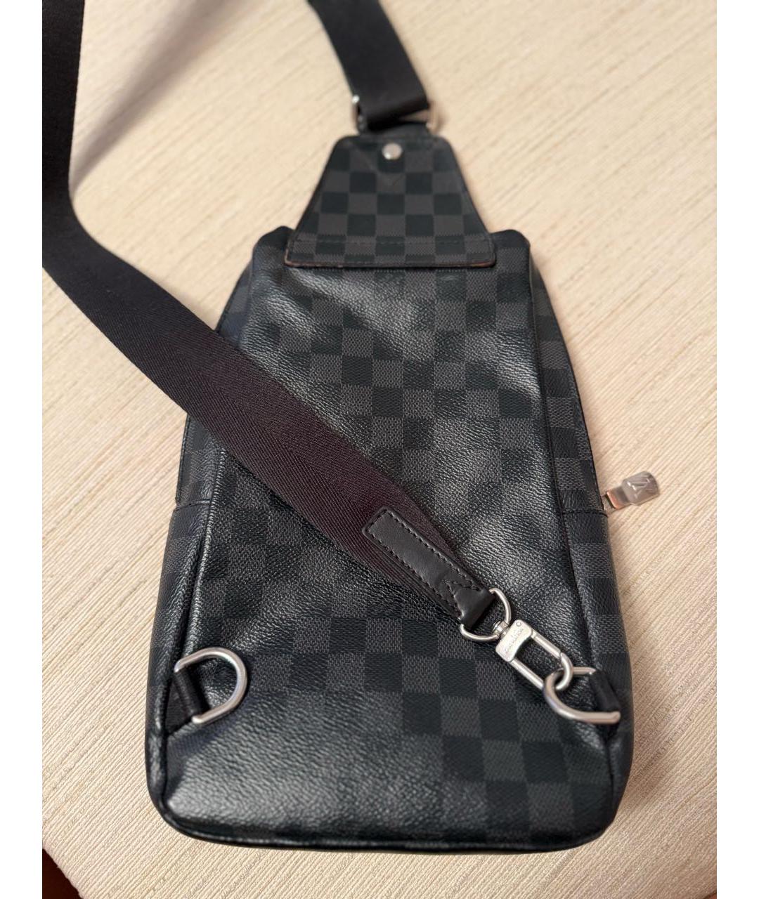 LOUIS VUITTON Черная сумка на плечо, фото 3