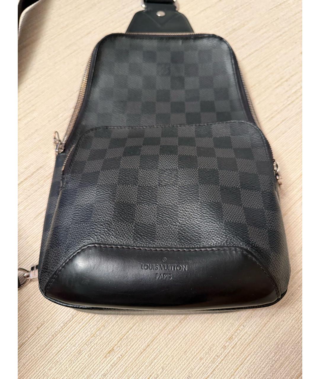 LOUIS VUITTON Черная сумка на плечо, фото 2