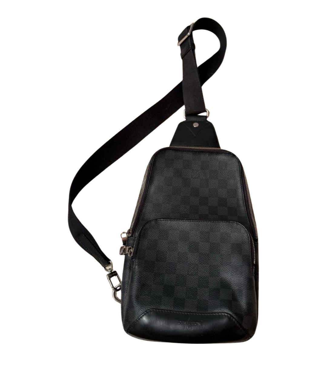 LOUIS VUITTON Черная сумка на плечо, фото 1