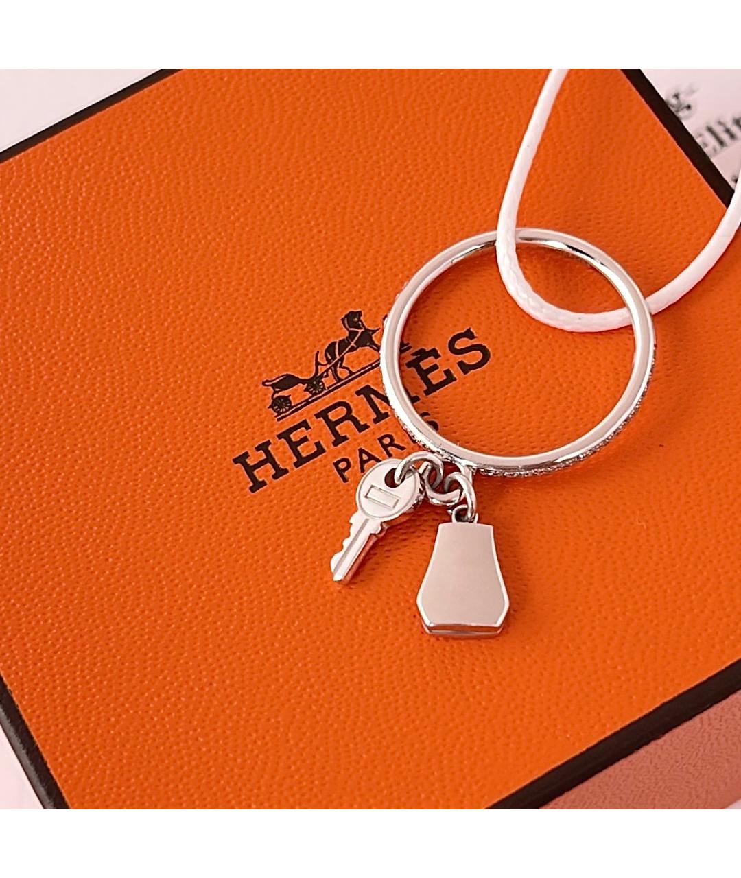 HERMES Серебряное кольцо из белого золота, фото 2