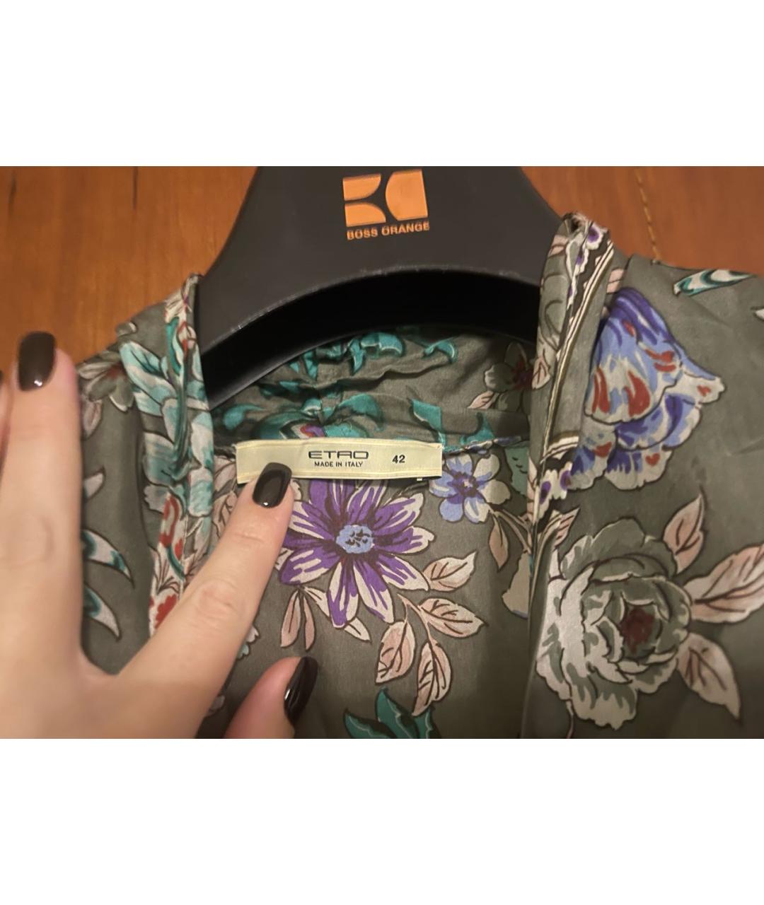 ETRO Мульти шелковая блузы, фото 3